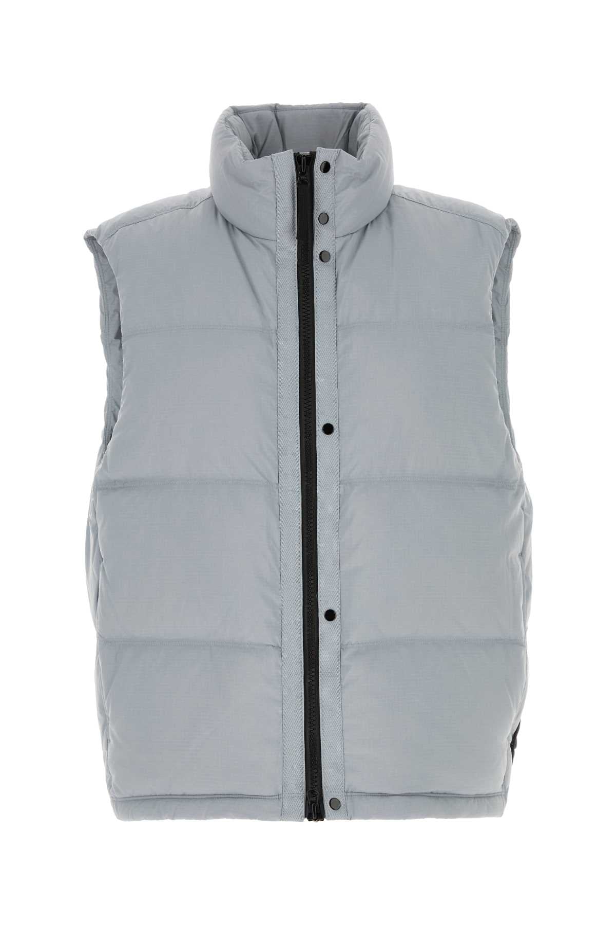 Stone Island Men Pastel Light Blue Nylon Down Jacket STONE ISLAND