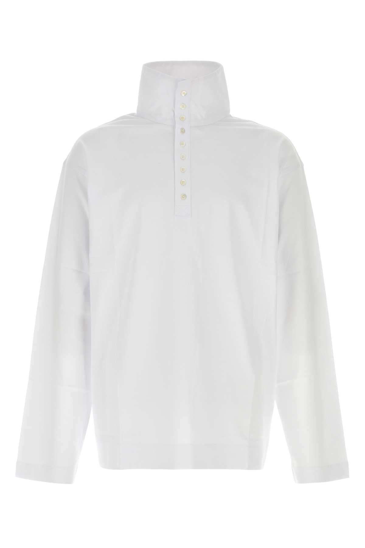 Dries Van Noten Men White Cotton Oversize Hegon T-Shirt DRIES VAN NOTEN
