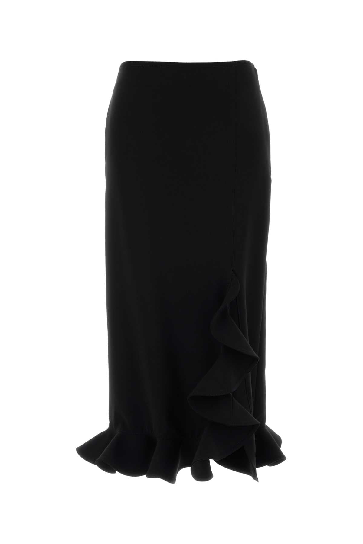 Moschino Women Black Jersey Skirt MOSCHINO