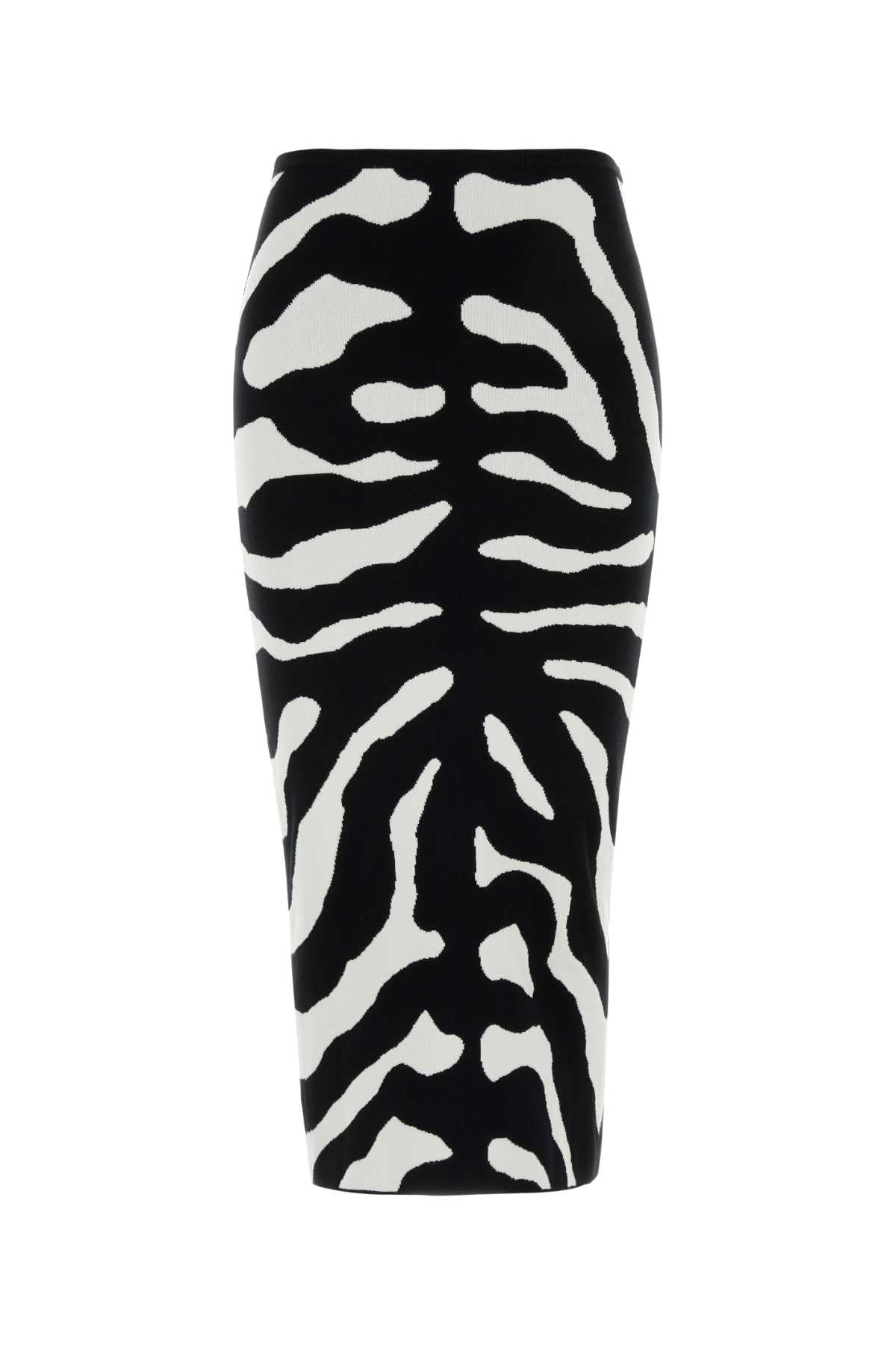 Moschino Women Embroidered Viscose Blend Skirt MOSCHINO