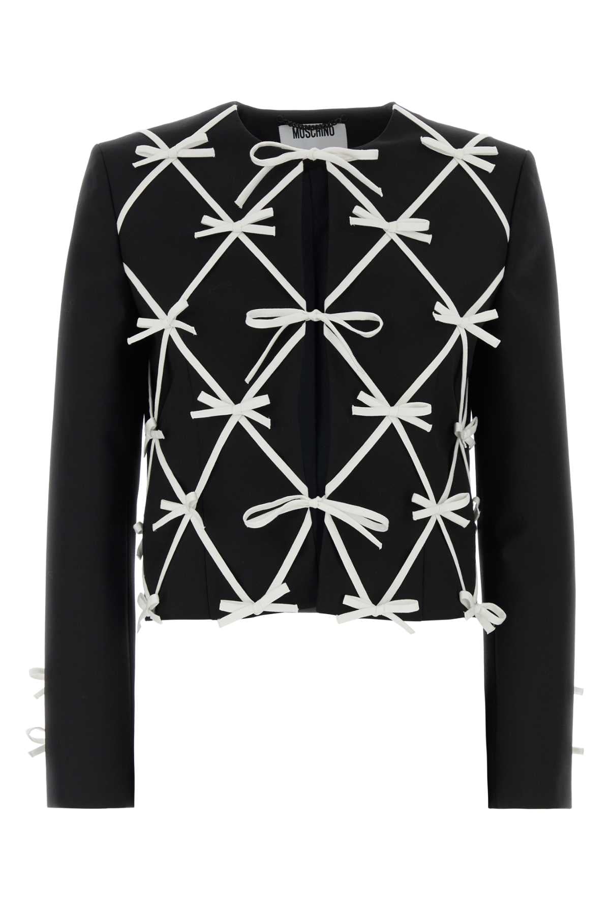 Moschino Women Black Wool Blazer MOSCHINO