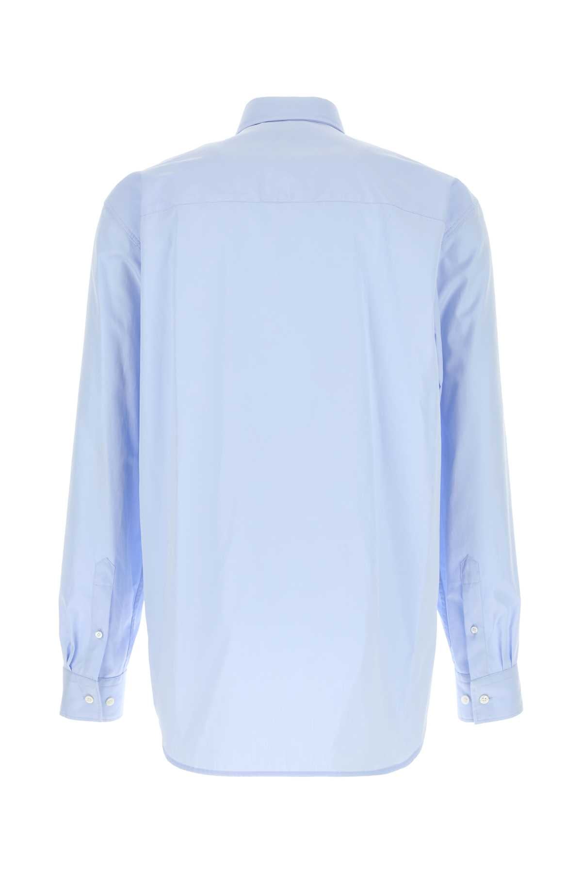 Dries Van Noten Men Light Blue Cilian Poplin Shirt DRIES VAN NOTEN