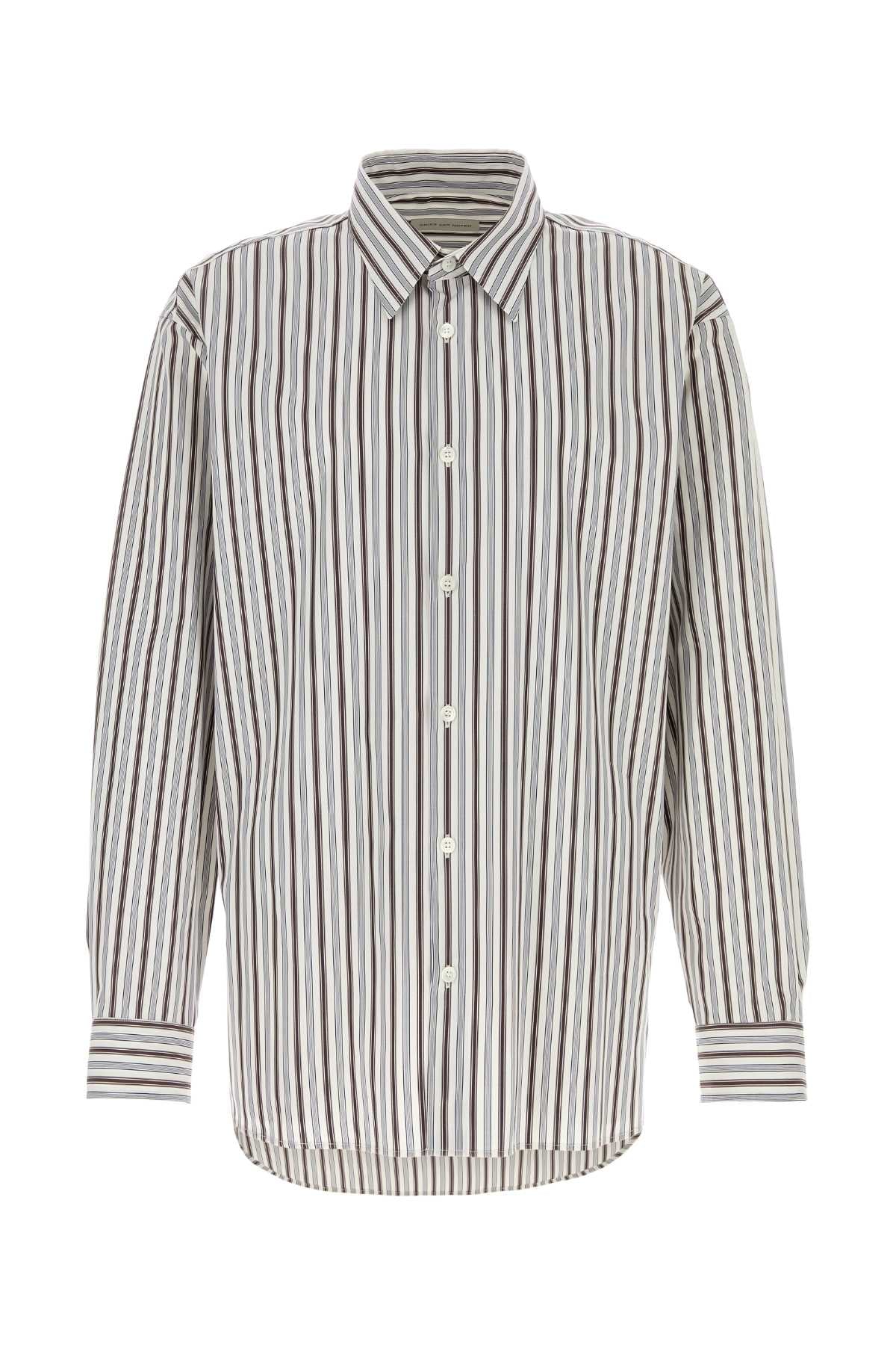 Dries Van Noten Men Embroidered Poplin Croom Shirt DRIES VAN NOTEN