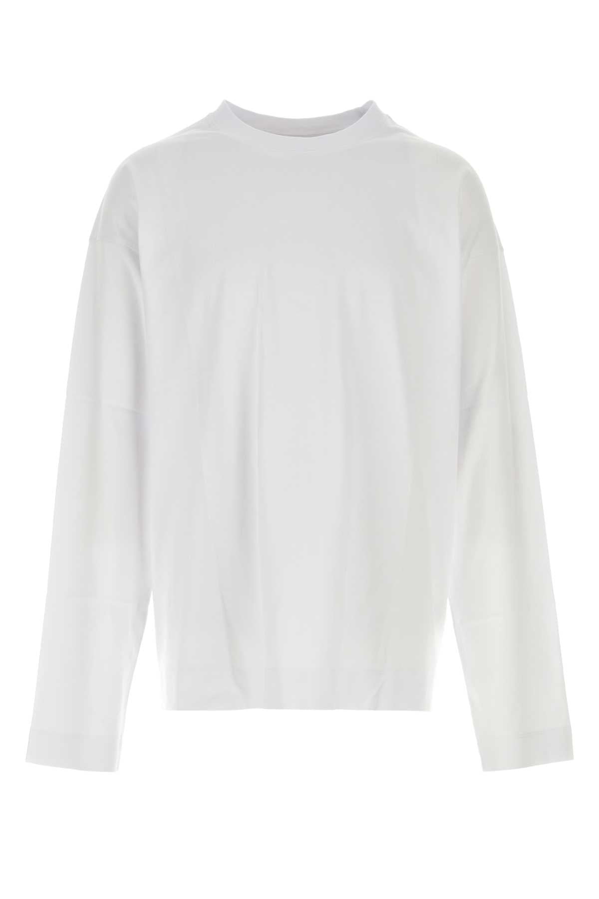 Dries Van Noten Men White Cotton Oversize Hegland T-Shirt DRIES VAN NOTEN