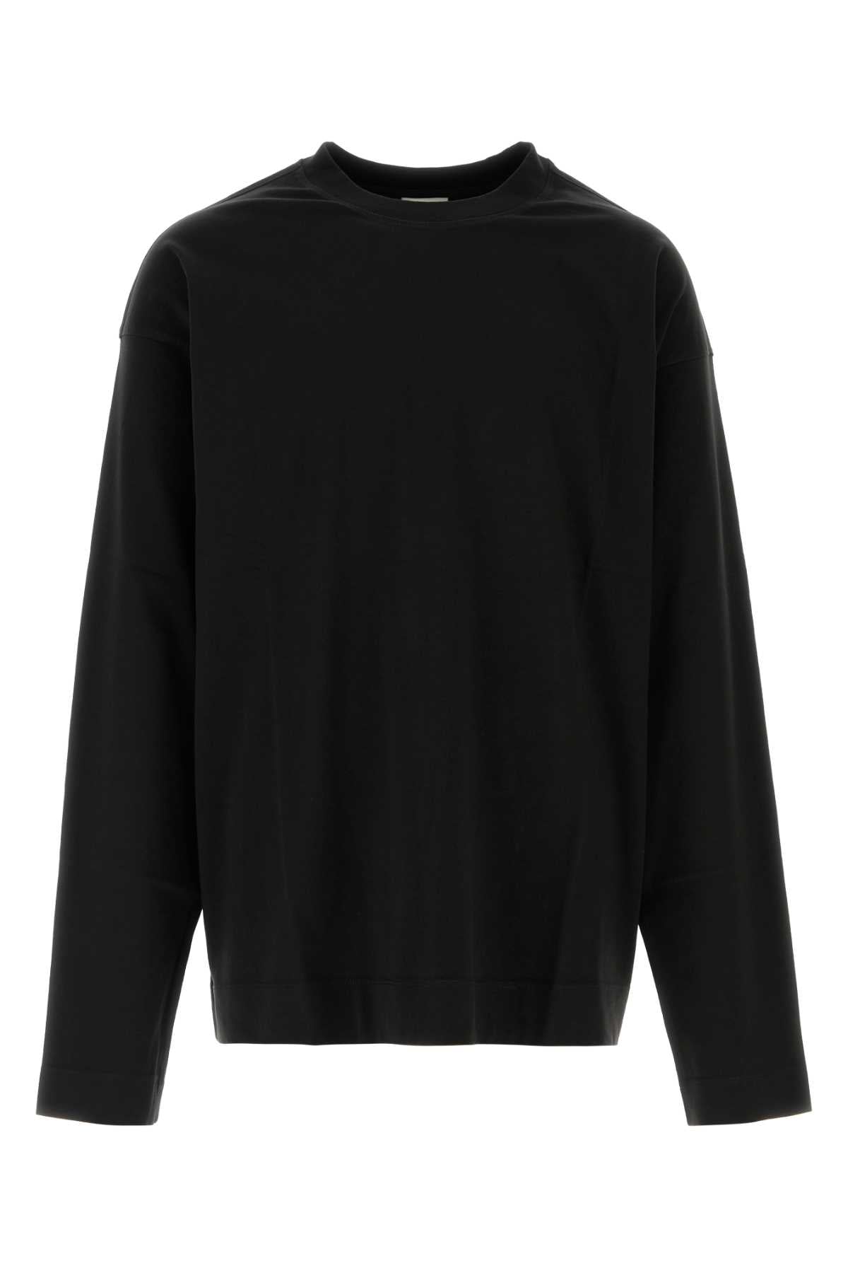 Dries Van Noten Men Black Cotton Oversize Hegland T-Shirt DRIES VAN NOTEN