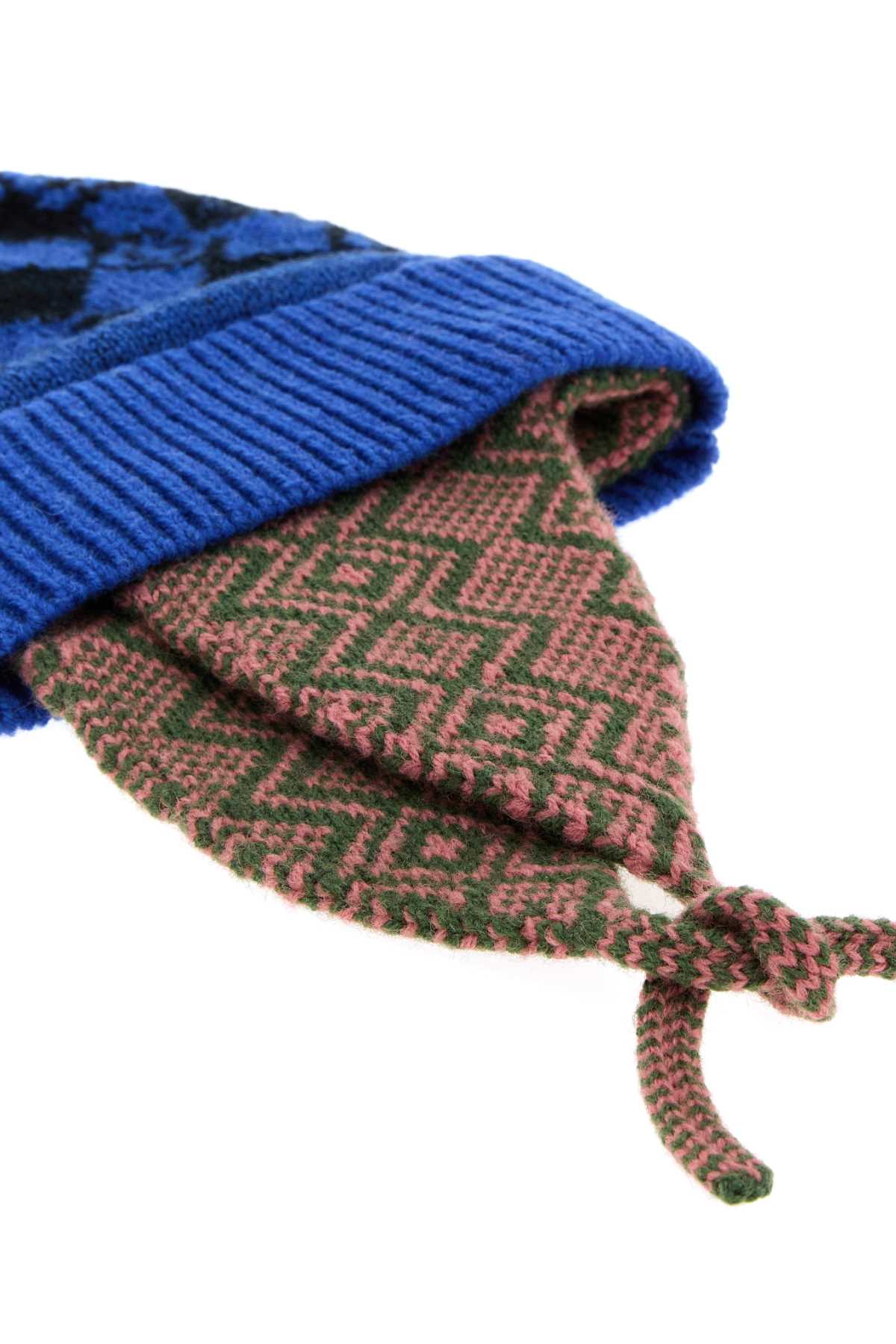 Dries Van Noten Men Embroidered Wool Marvin Beanie Hat DRIES VAN NOTEN
