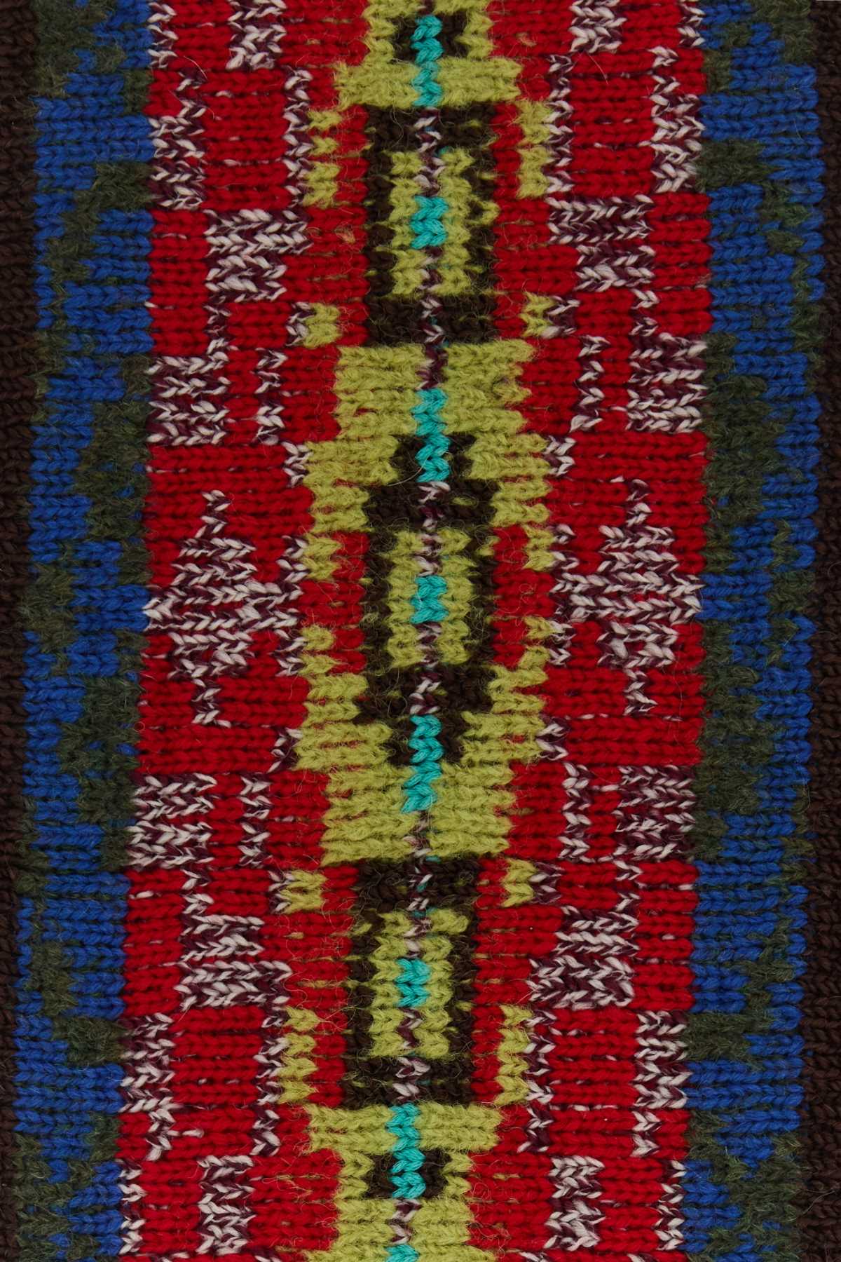 Dries Van Noten Men Embroidered Wool Blend Marka Scarf DRIES VAN NOTEN