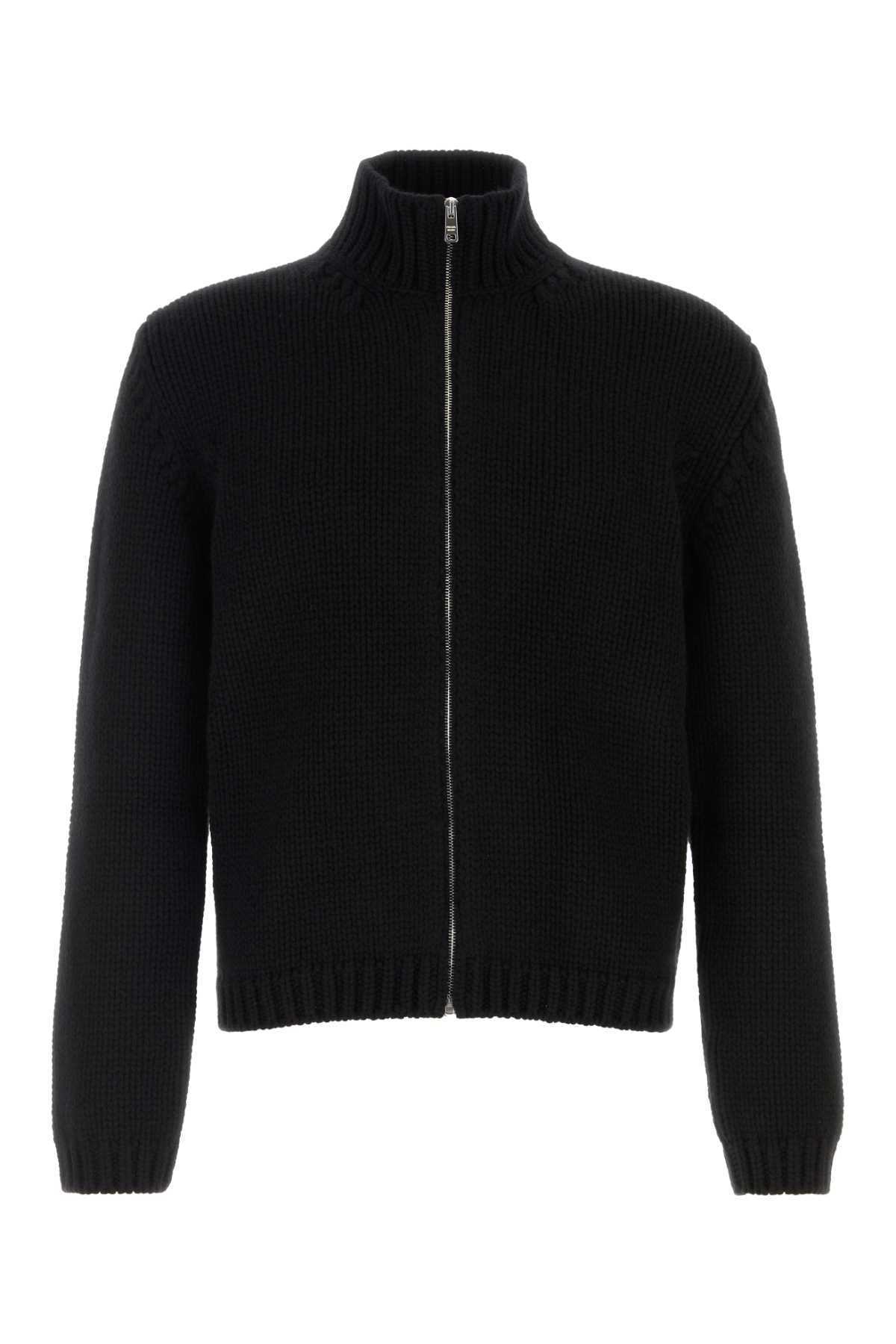 Prada Men Black Cashmere Cardigan PRADA