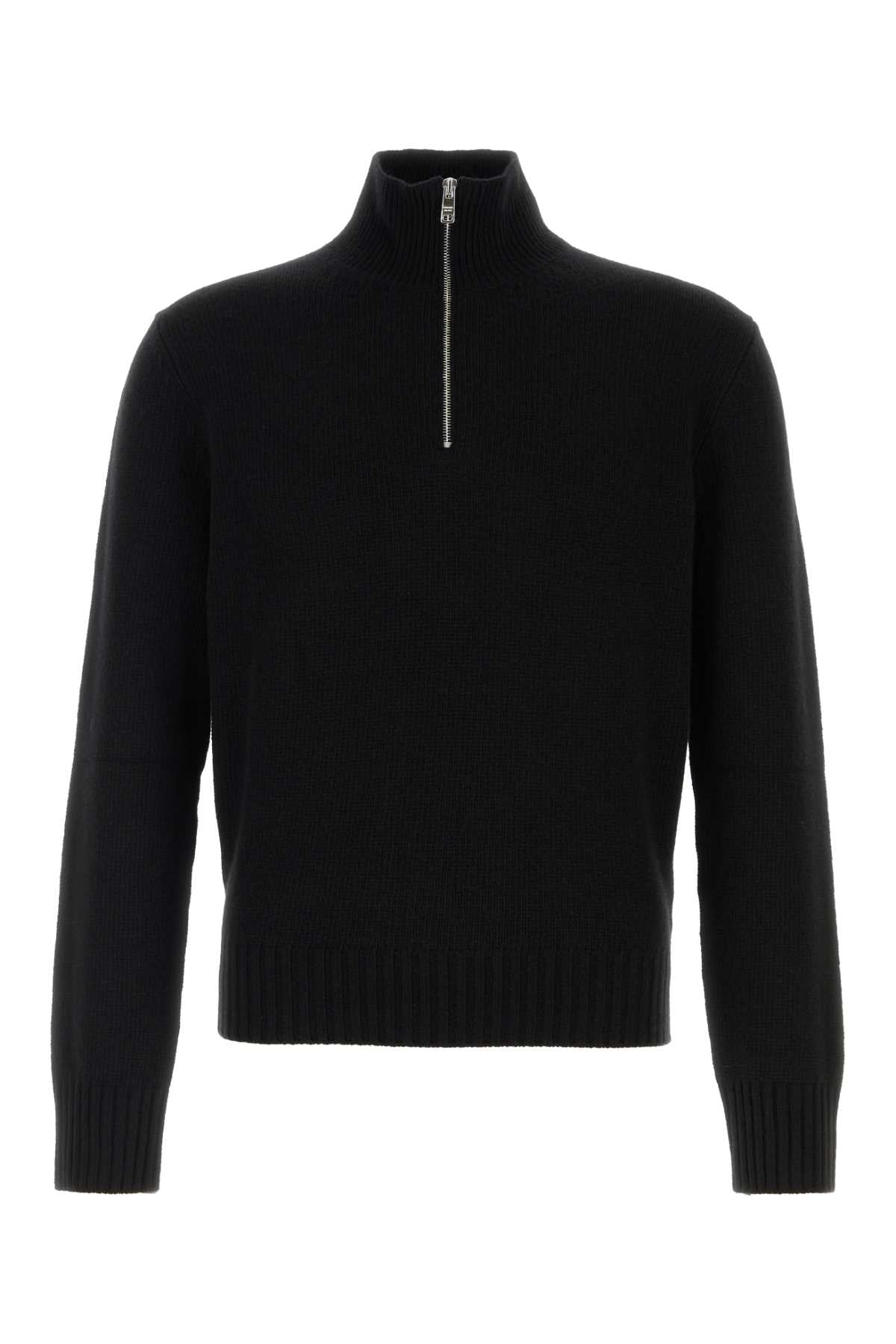 Prada Men Black Wool Blend Sweater PRADA