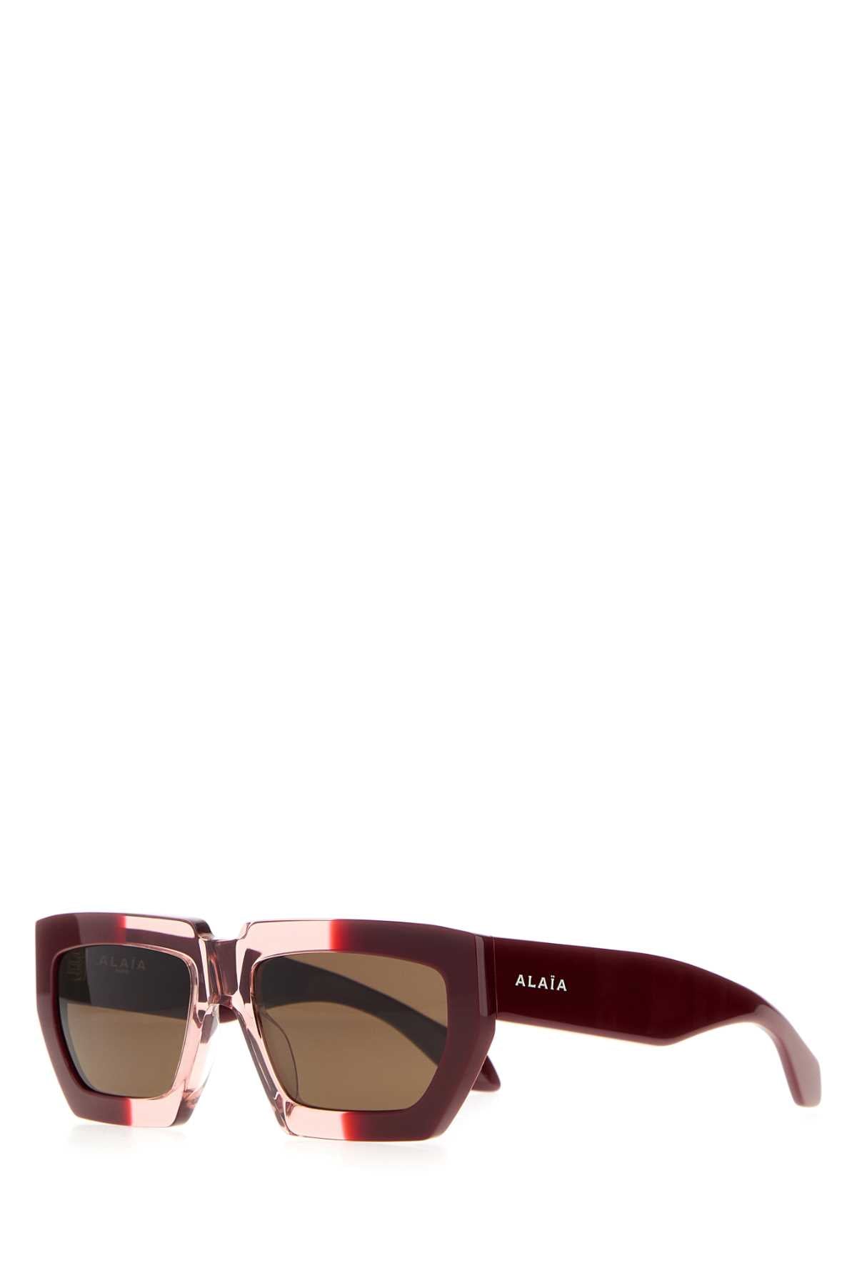 Alaia Women Tyrian Purple Acetate Sunglasses ALAIA