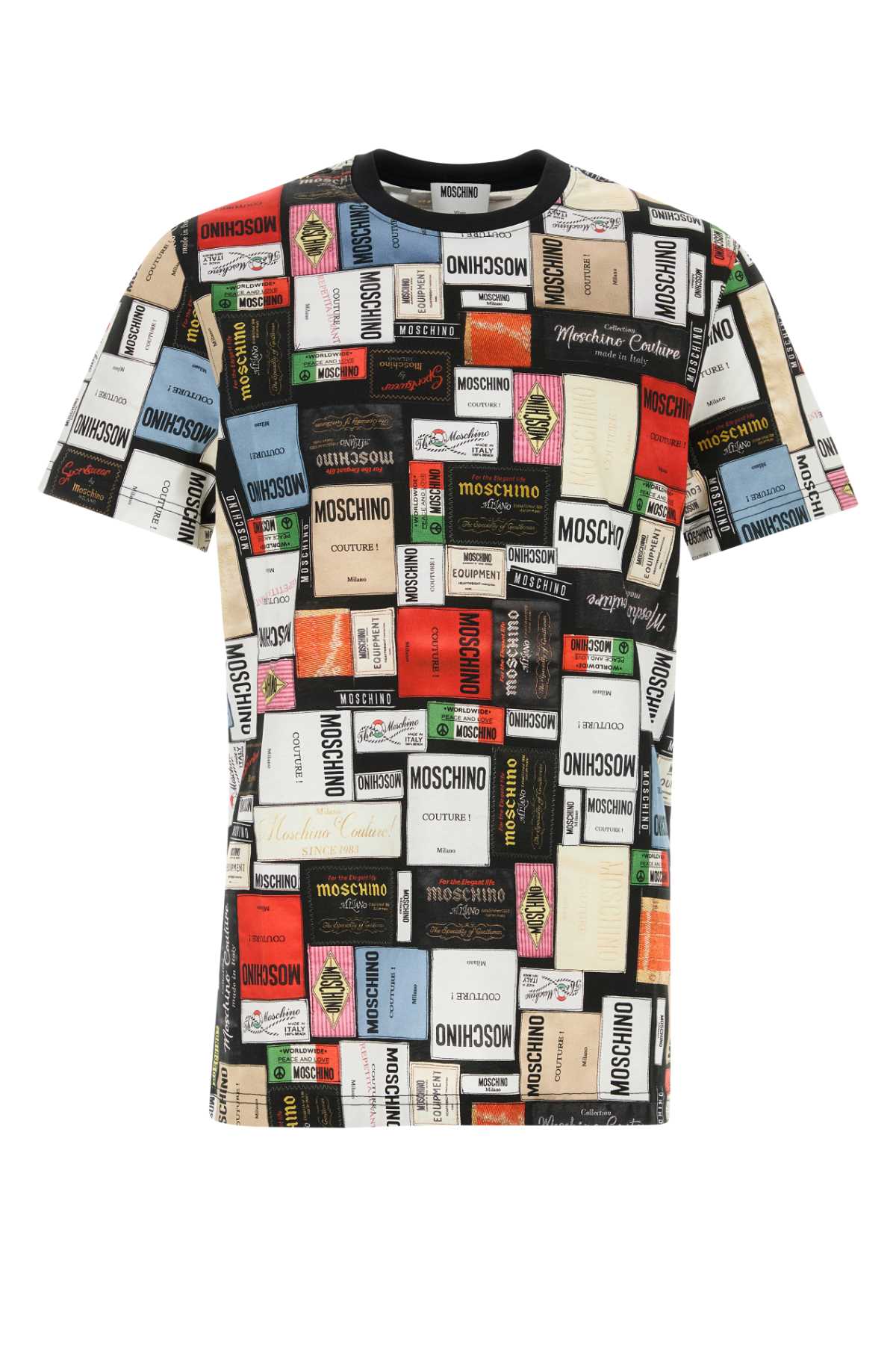 Moschino Men Printed Cotton T-Shirt MOSCHINO