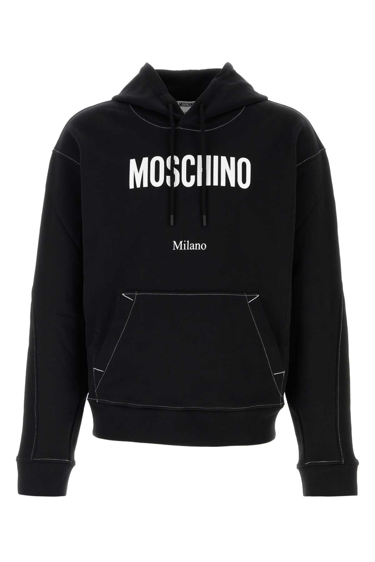 Moschino Men Black Cotton Sweatshirt MOSCHINO