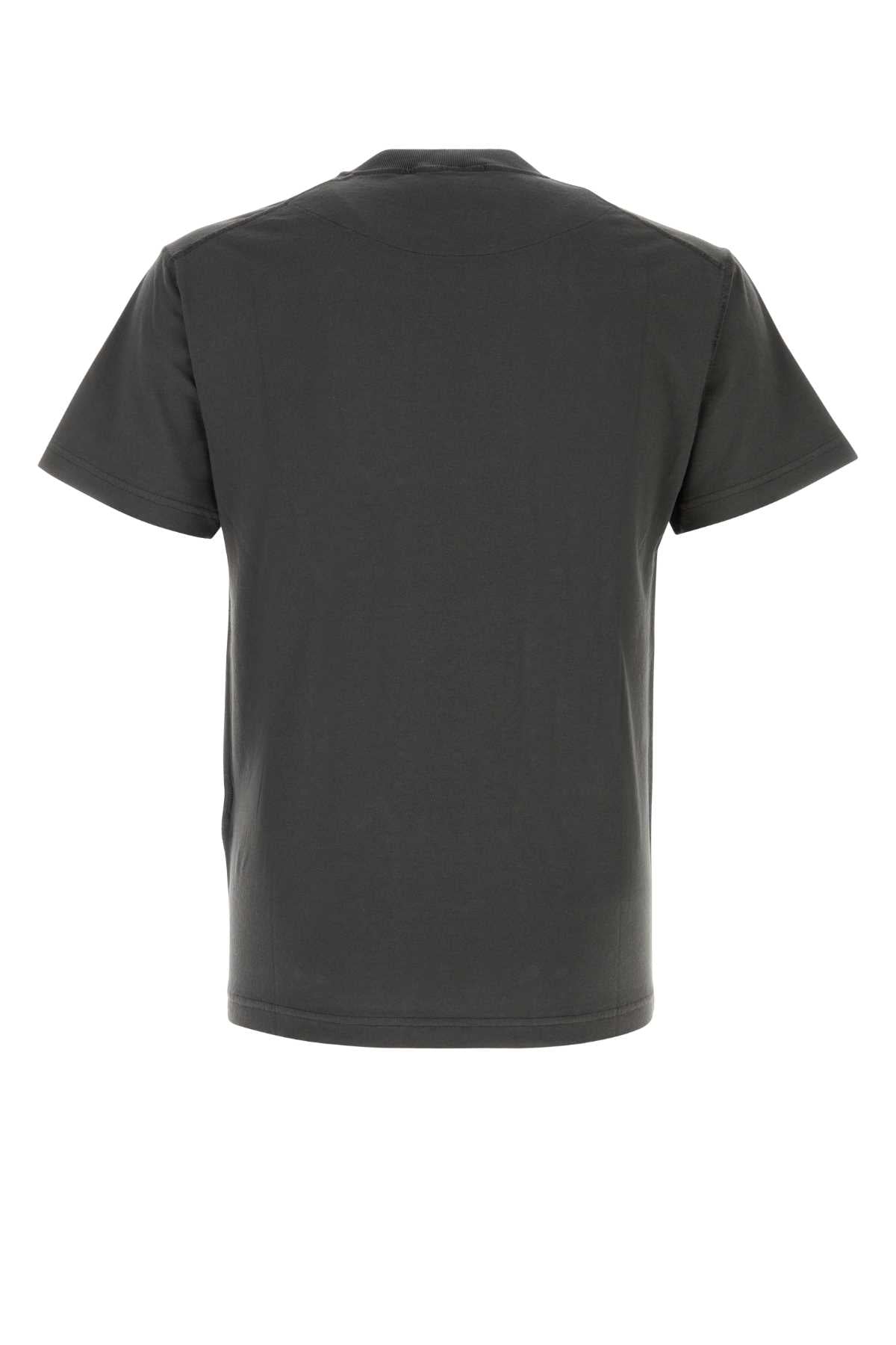 Stone Island Men Charcoal Cotton T-Shirt STONE ISLAND