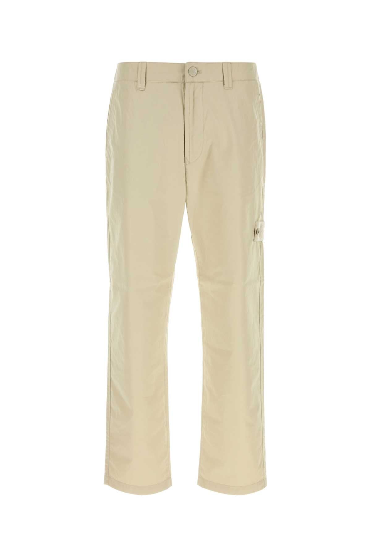 Stone Island Men Sand Cotton Pant STONE ISLAND