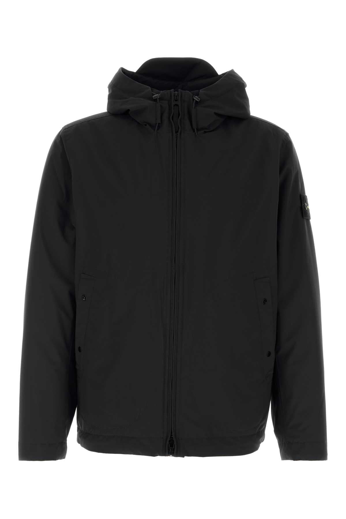 Stone Island Men Black Stretch Polyester Jacket STONE ISLAND