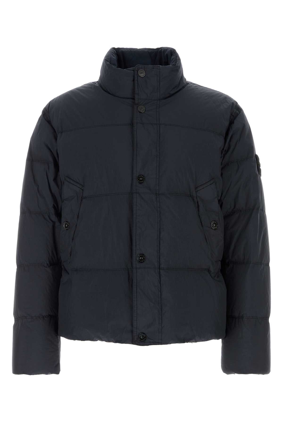 Stone Island Men Midnight Blue Nylon Down Jacket STONE ISLAND