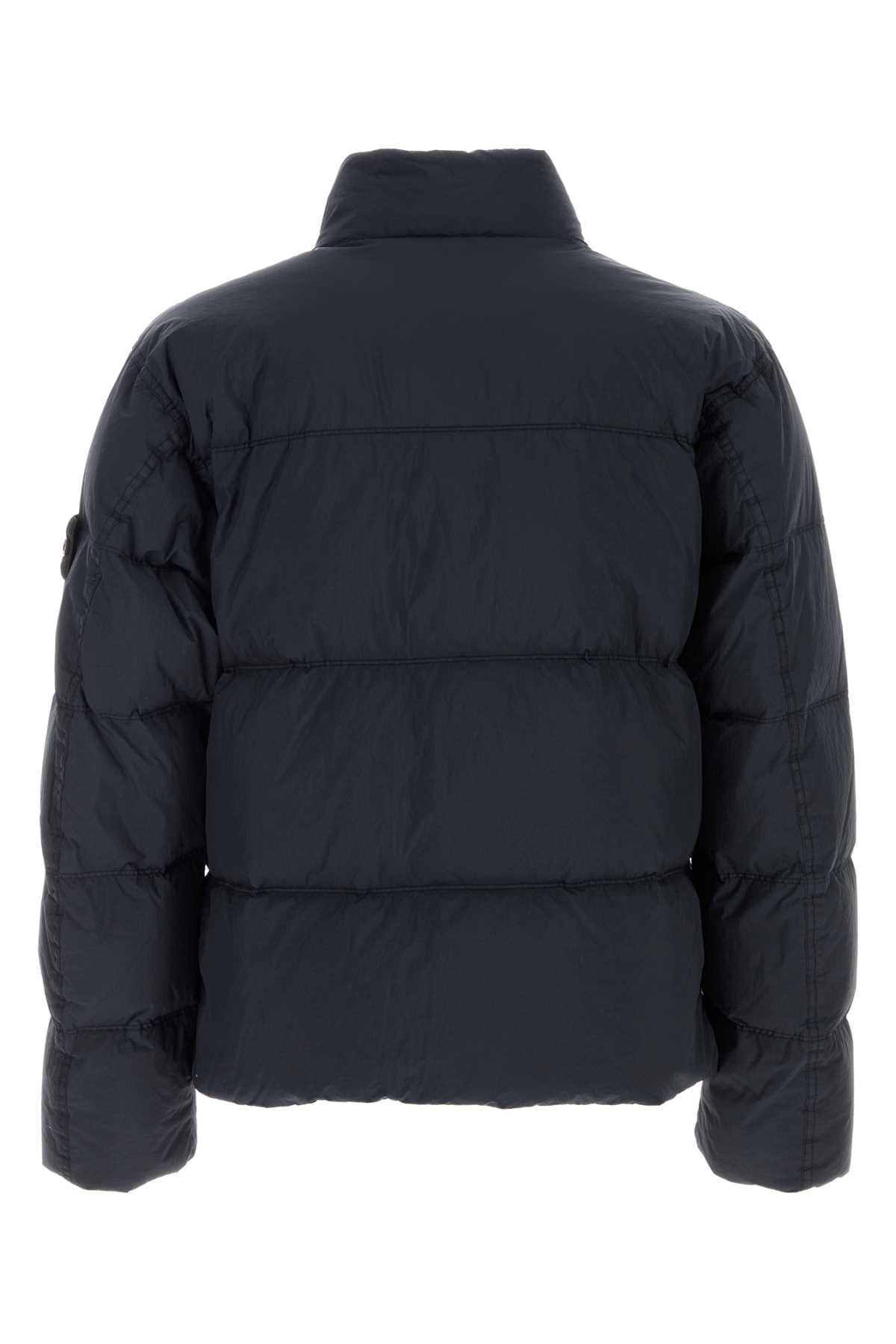 Stone Island Men Midnight Blue Nylon Down Jacket STONE ISLAND
