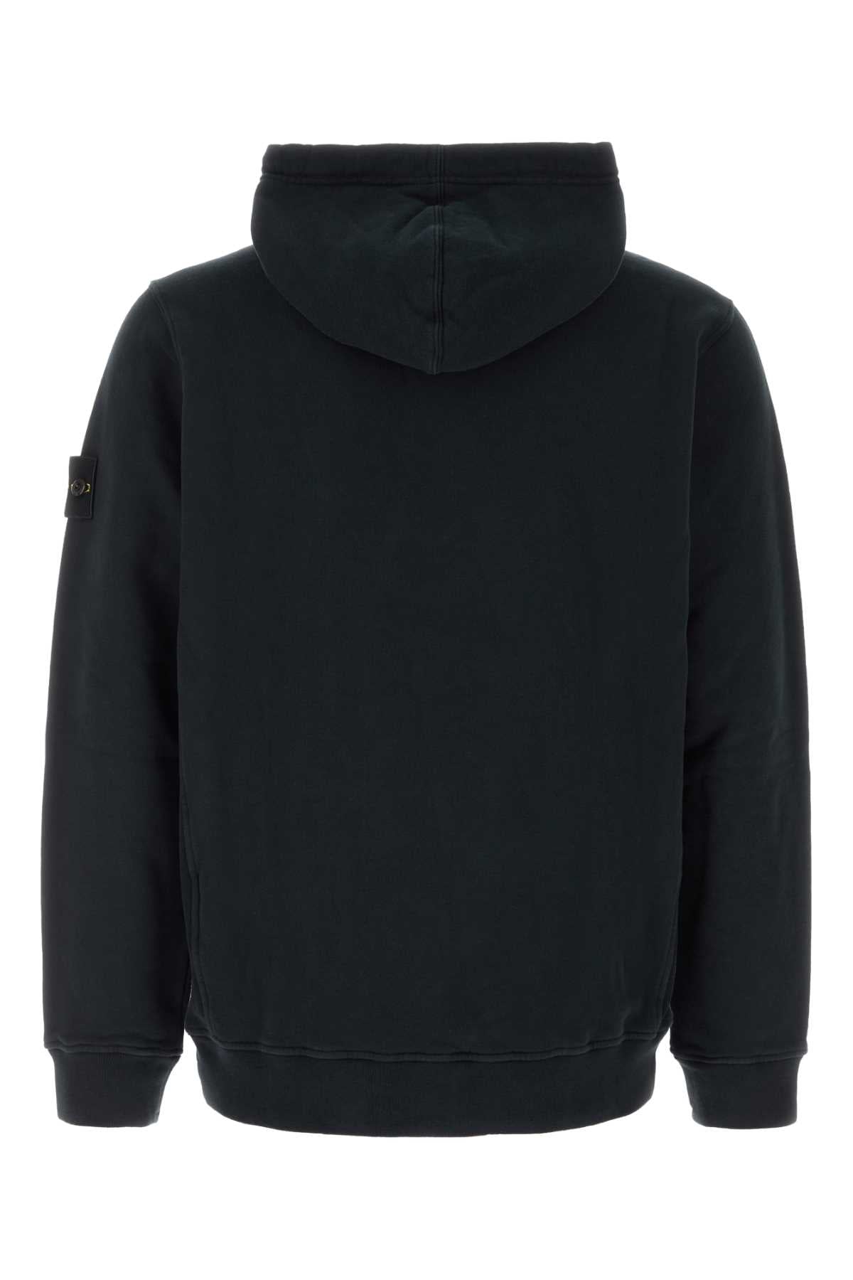 Stone Island Men Black Cotton Sweatshirt STONE ISLAND