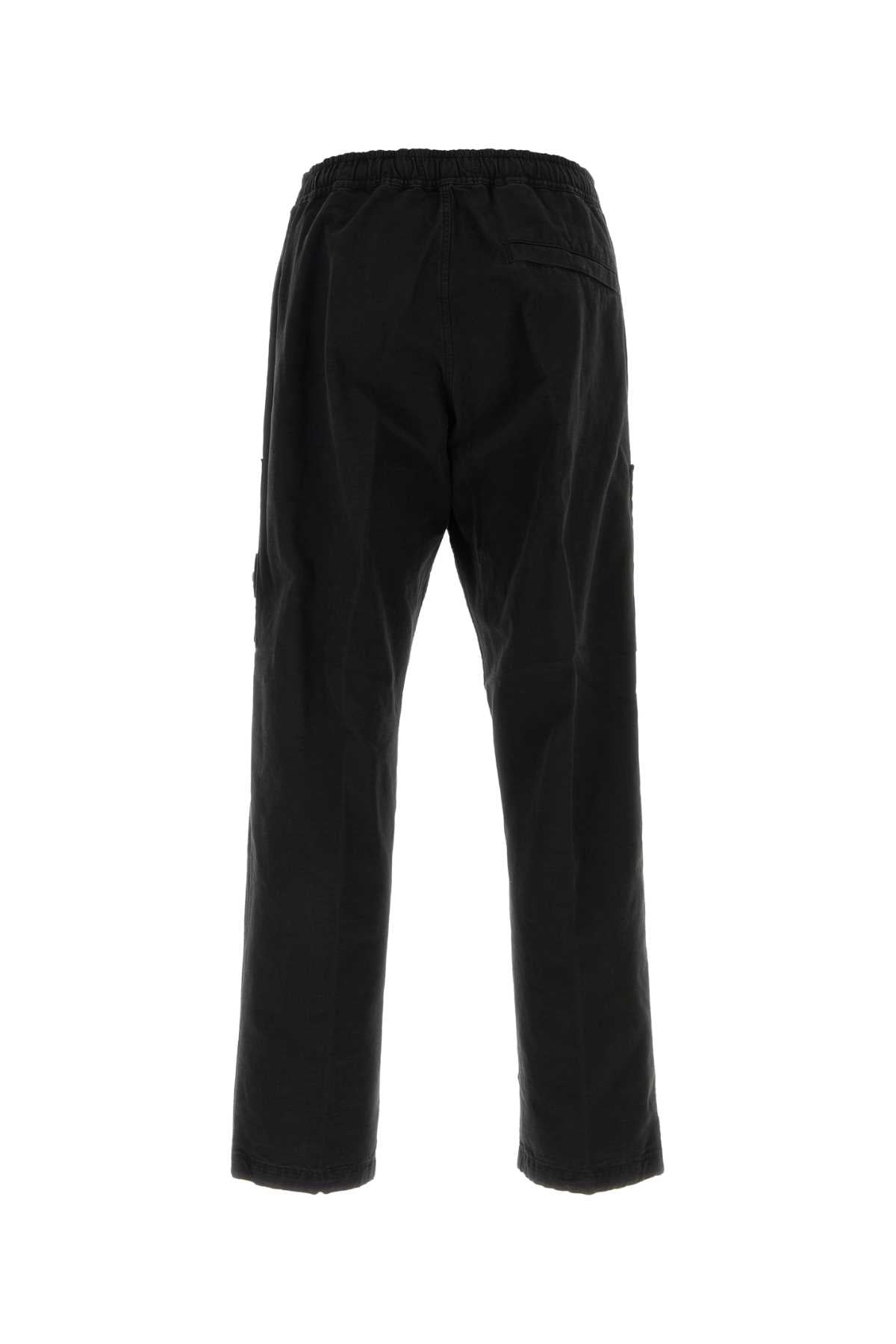Stone Island Men Black Cotton Cargo Pant STONE ISLAND