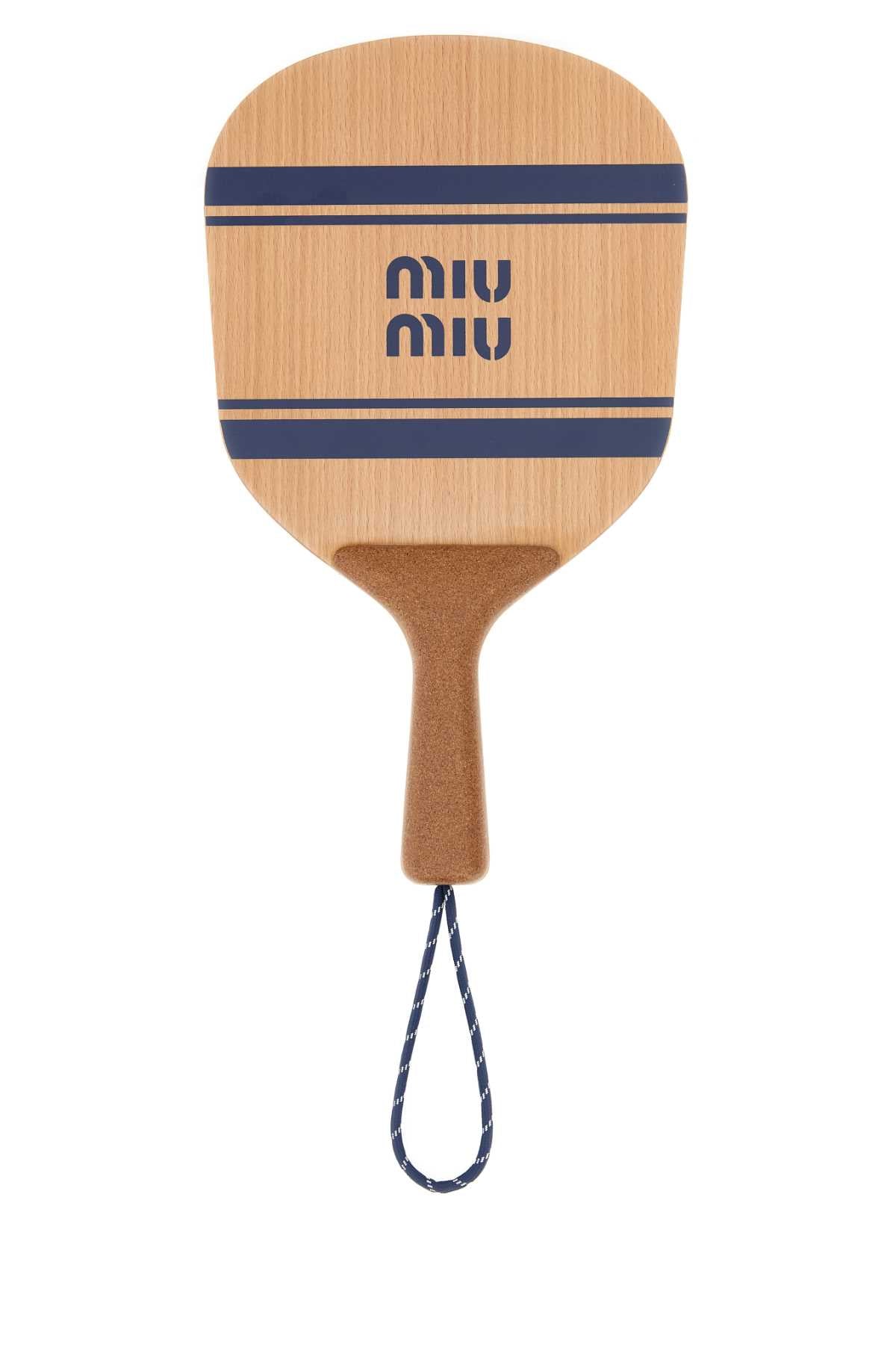 Miu Miu Women Wood Beach Ratchet Set MIU MIU