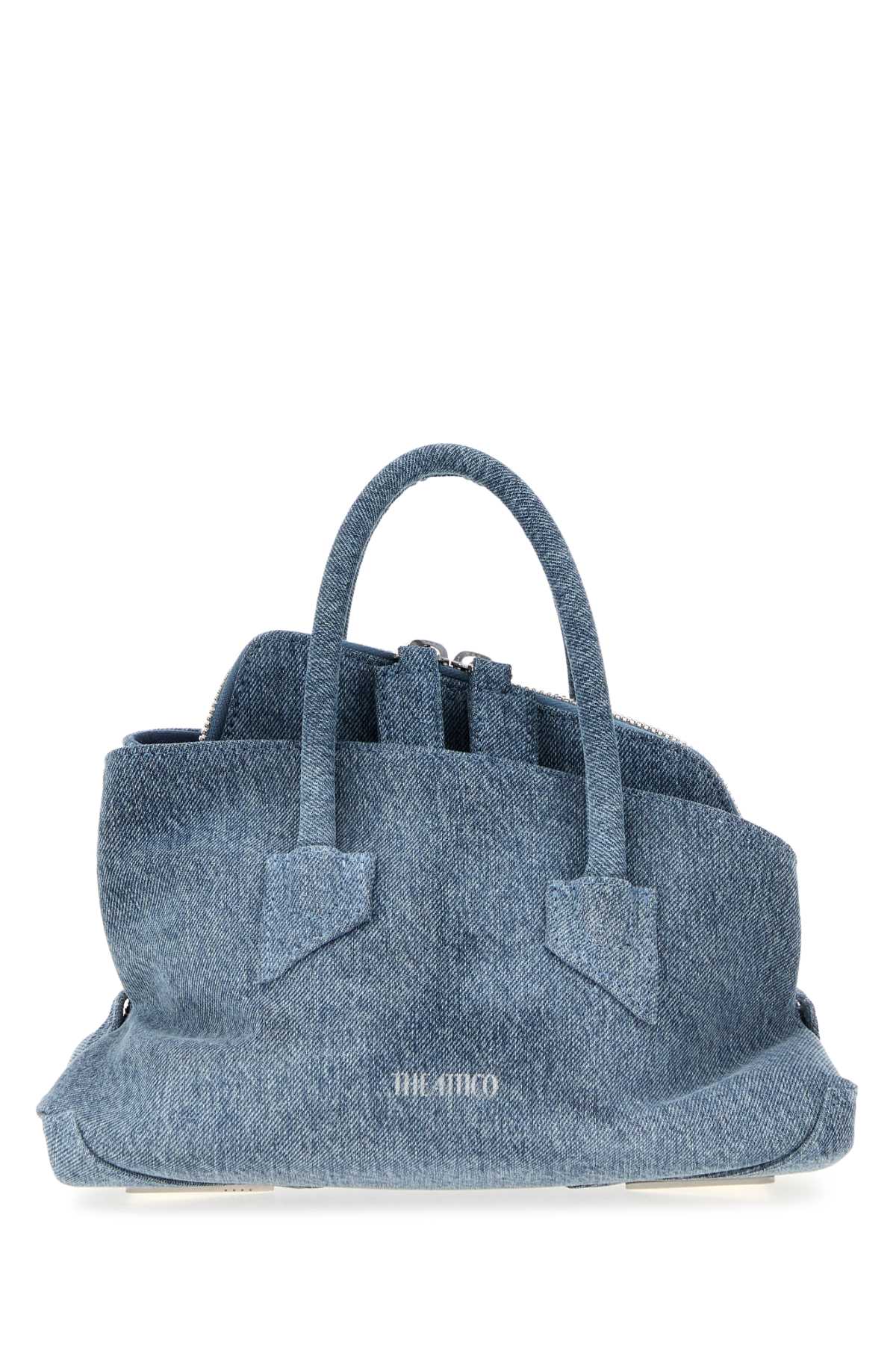 The Attico Women Denim Mini La Passeggiata Handbag THE ATTICO