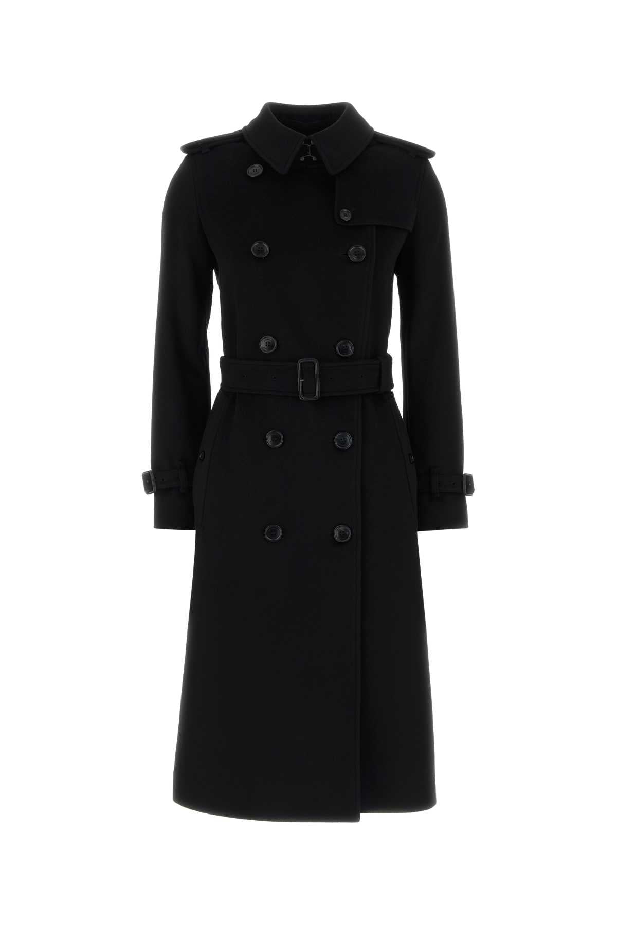 Burberry Women Black Cashmere Coat BURBERRY