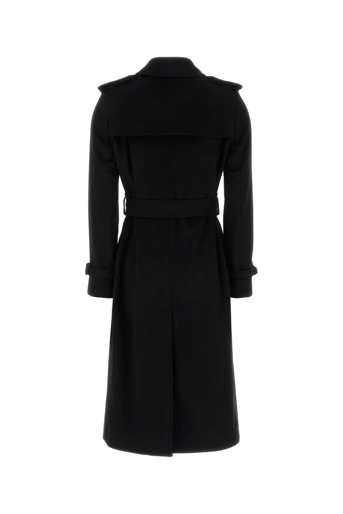 Burberry Women Black Cashmere Coat BURBERRY