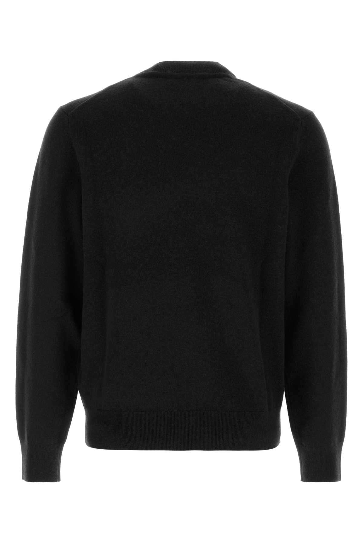 Burberry Men Black Stretch Cashmere Blend Sweater BURBERRY