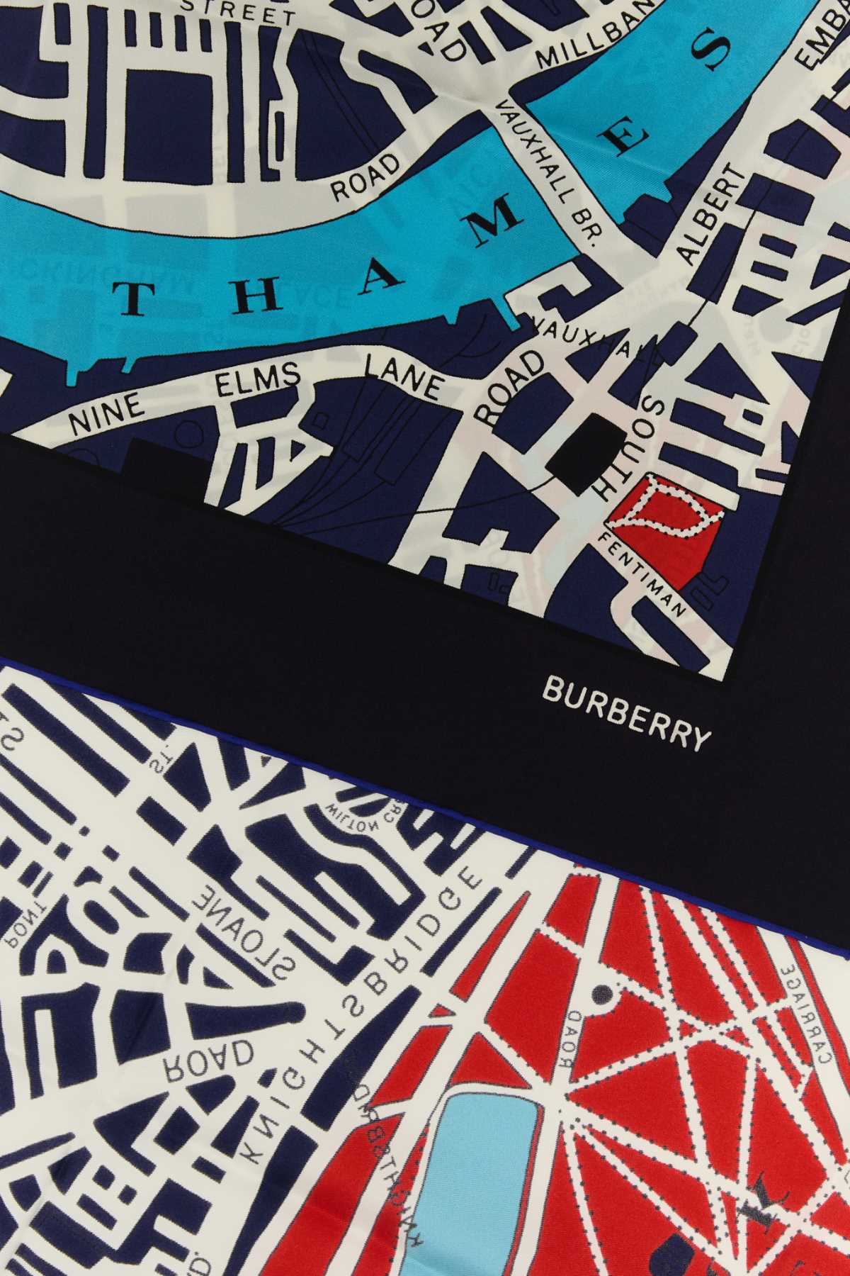 Burberry Women Printed Twill Foulard BURBERRY