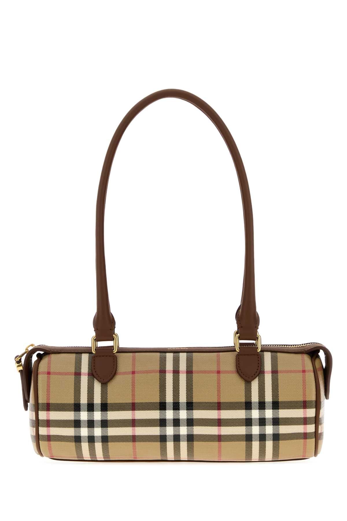 Burberry Women Printed Canvas Shoulder Bag BURBERRY