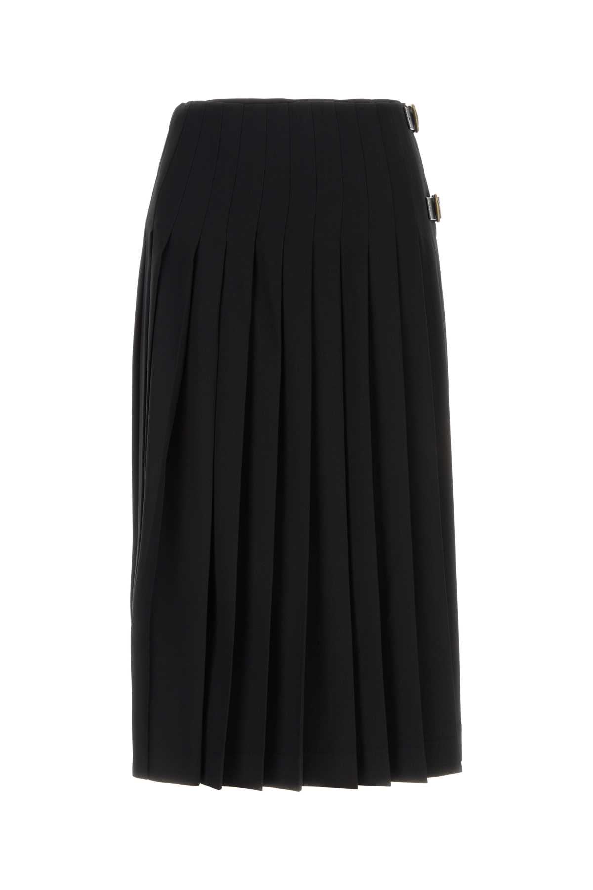 Burberry Women Black Wool Skirt BURBERRY