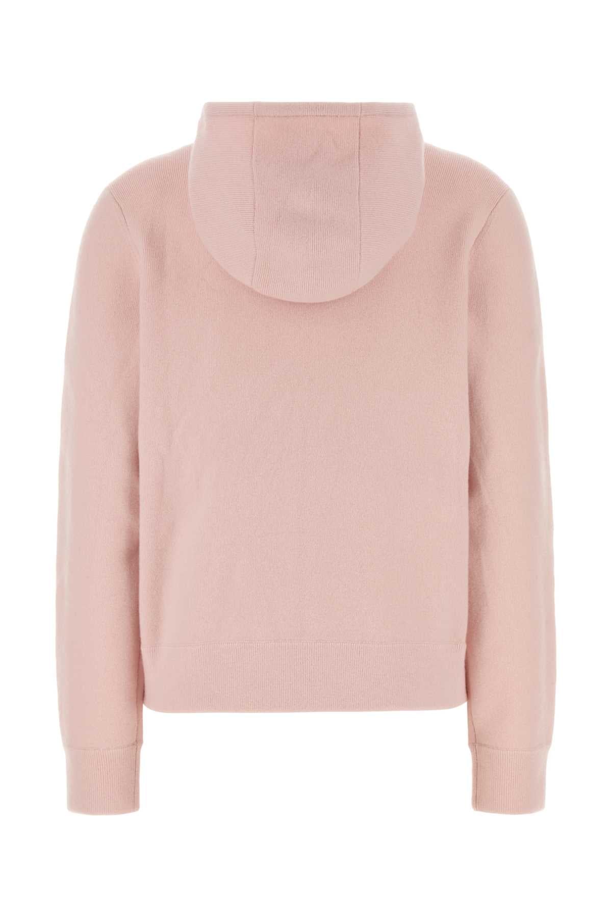 Burberry Women Pink Stretch Cashmere Blend Sweatshirt BURBERRY