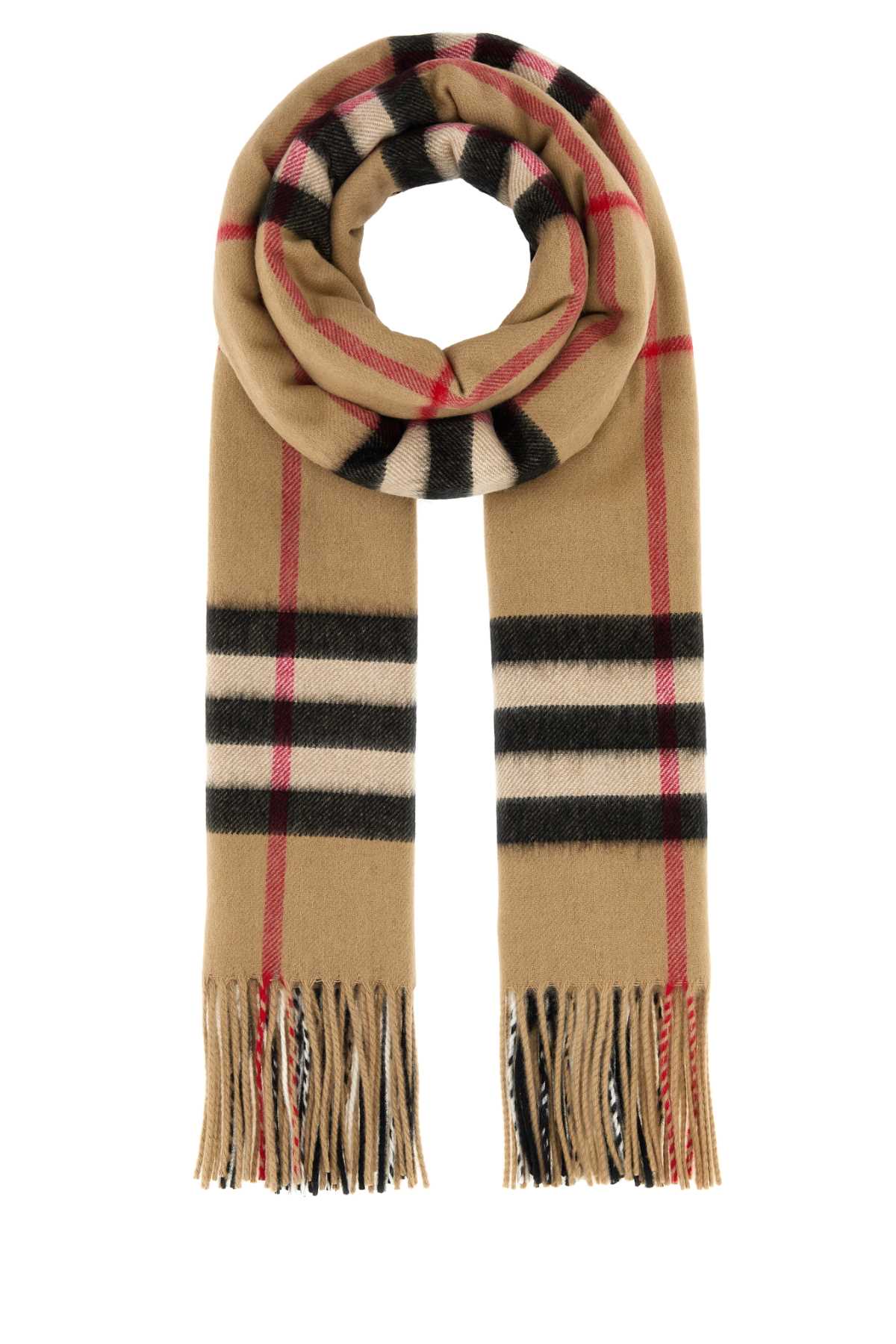 Burberry Unisex Embroidered Cashmere Scarf BURBERRY