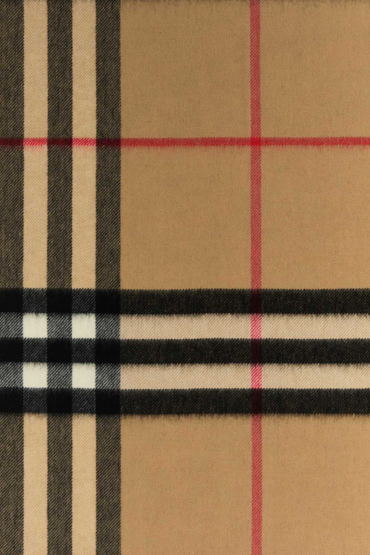 Burberry Unisex Embroidered Cashmere Scarf BURBERRY