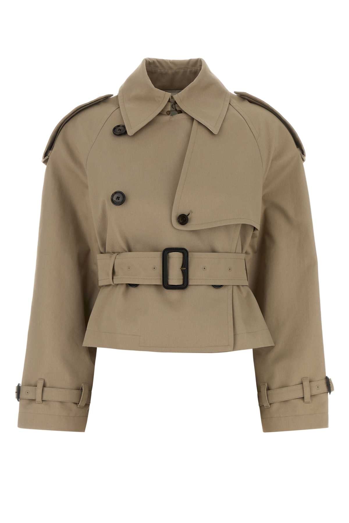 Burberry Women Cappuccino Twill Trench Coat BURBERRY
