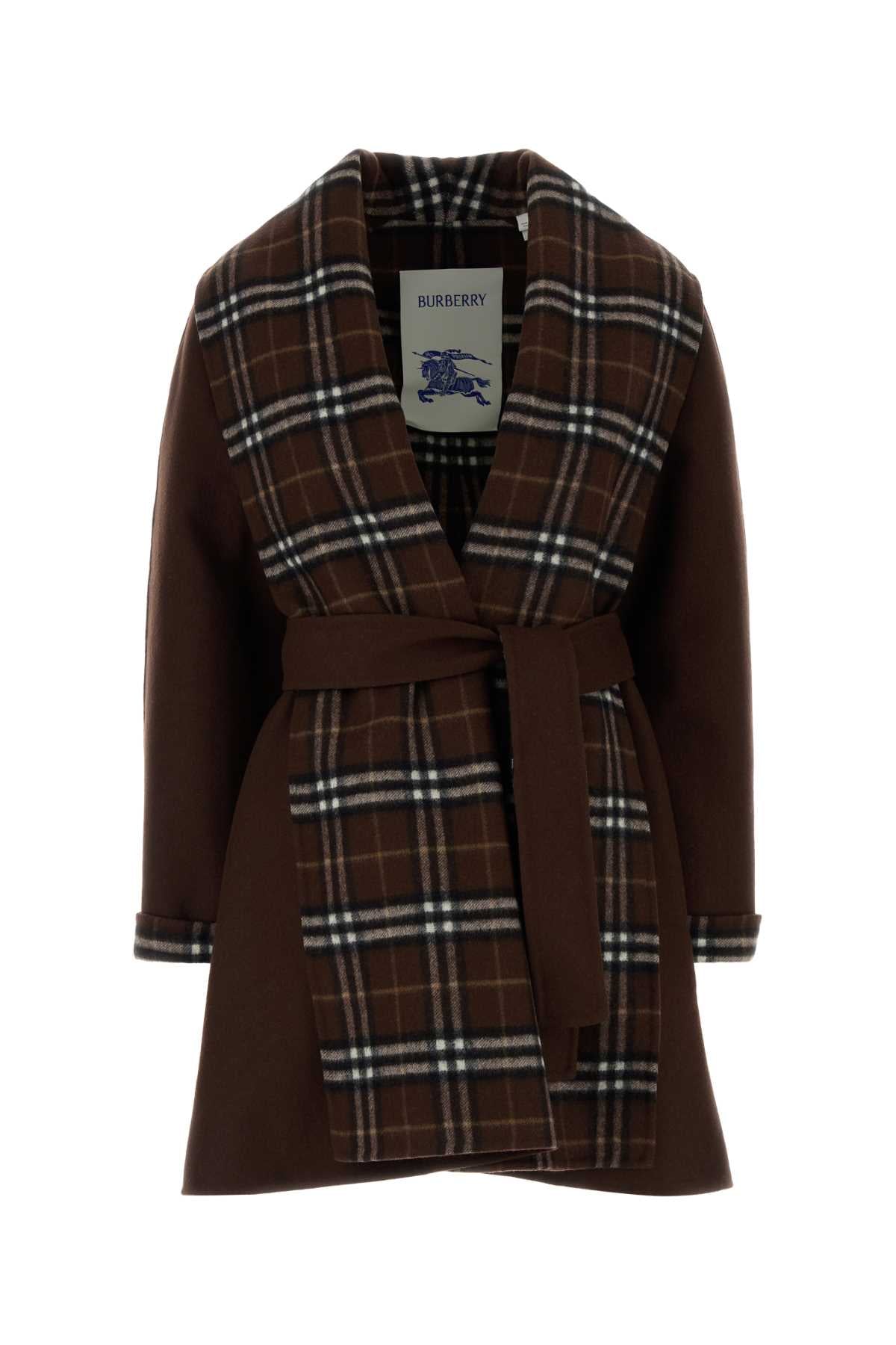 Burberry Women Embroidered Wool Coat BURBERRY