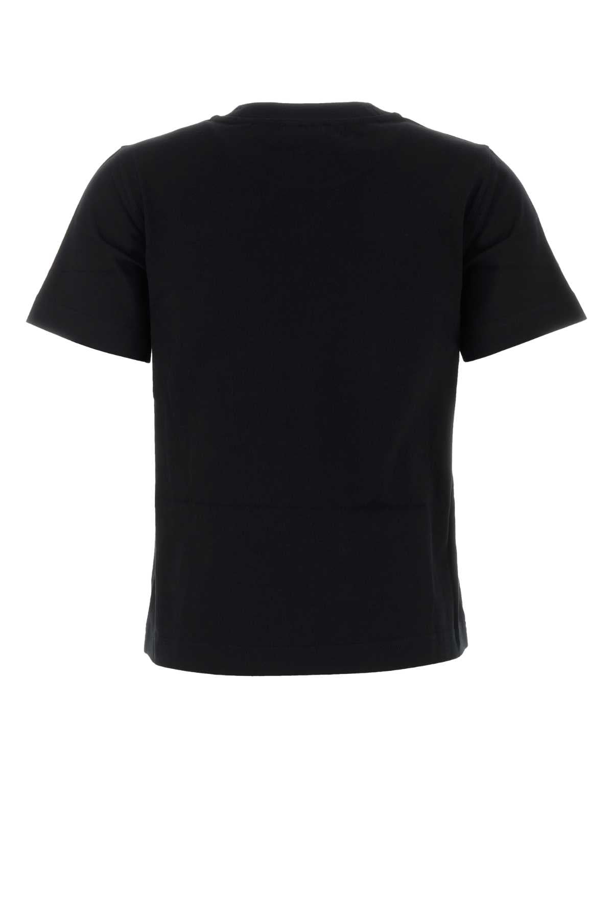 Burberry Women Black Cotton T-Shirt BURBERRY