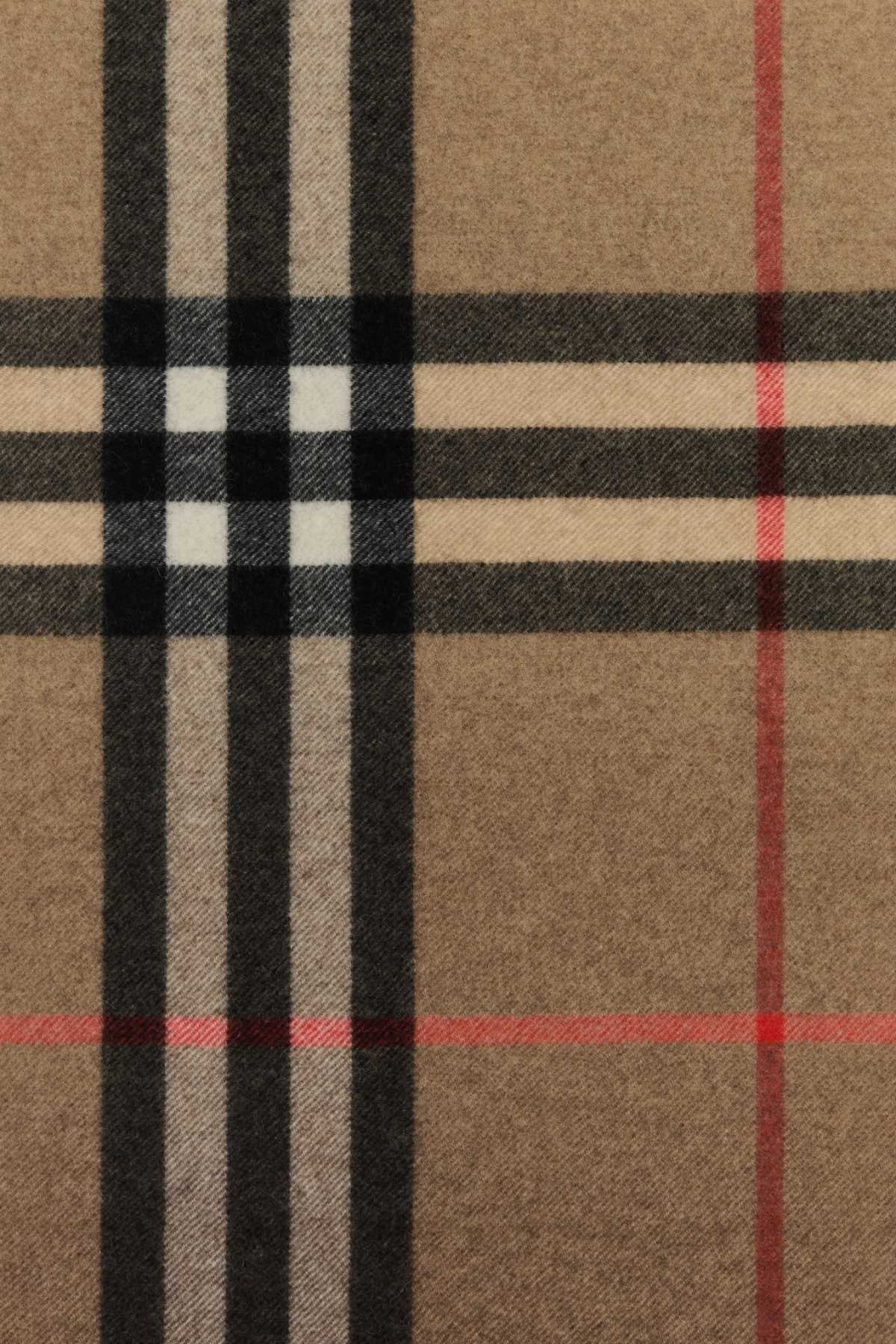 Burberry Unisex Embroidered Cashmere Scarf BURBERRY