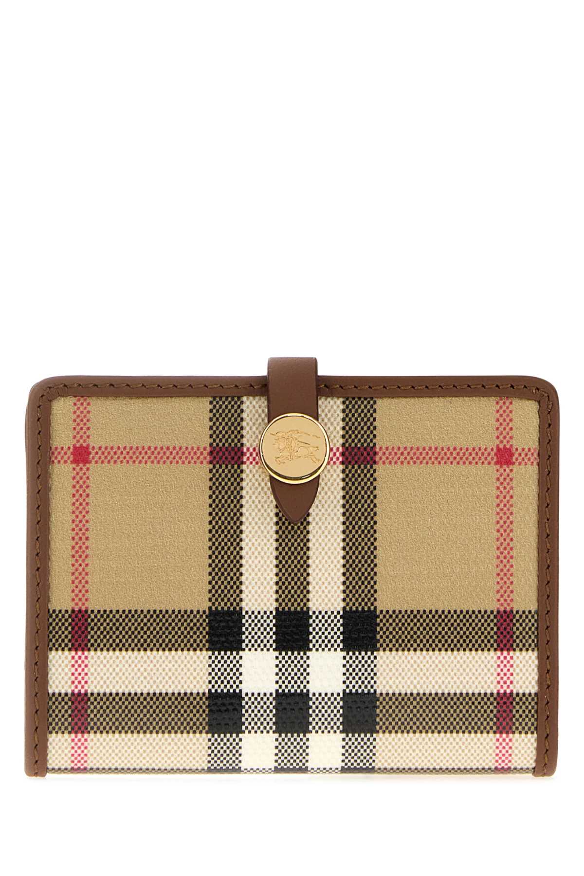 Burberry Women Printed Canvas Card Holder BURBERRY