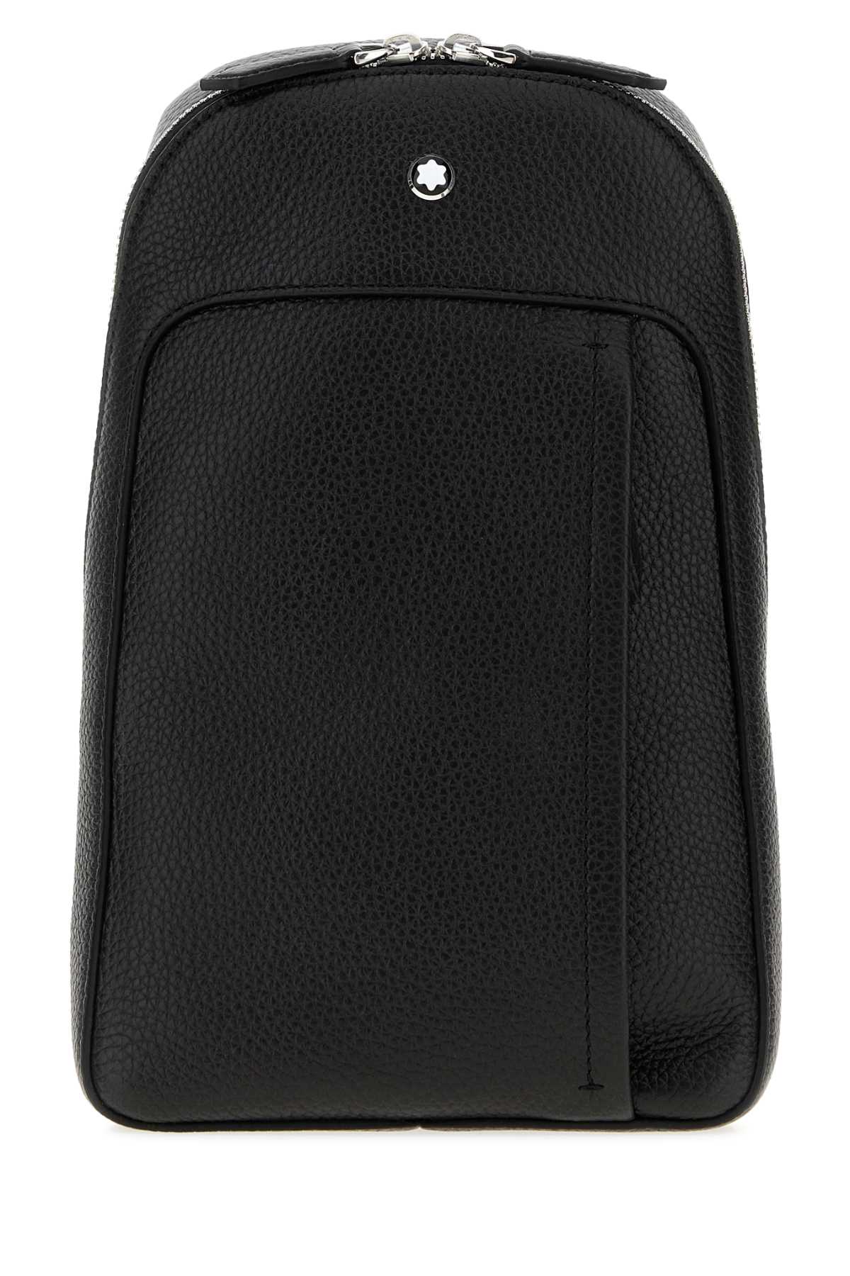 Montblanc Men Black Leather Crossbody Bag MONTBLANC