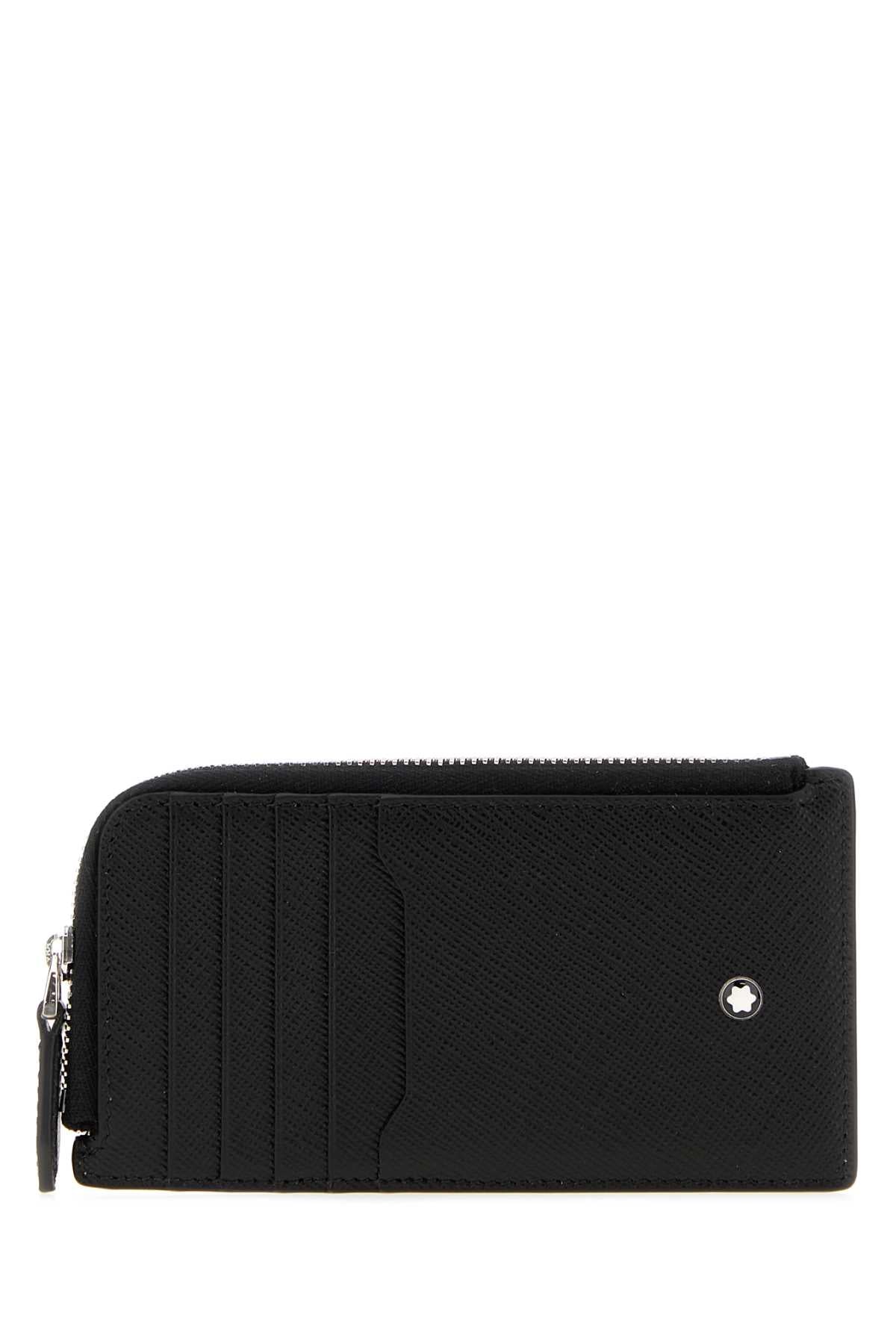 Montblanc Men Black Leather Card Holder MONTBLANC