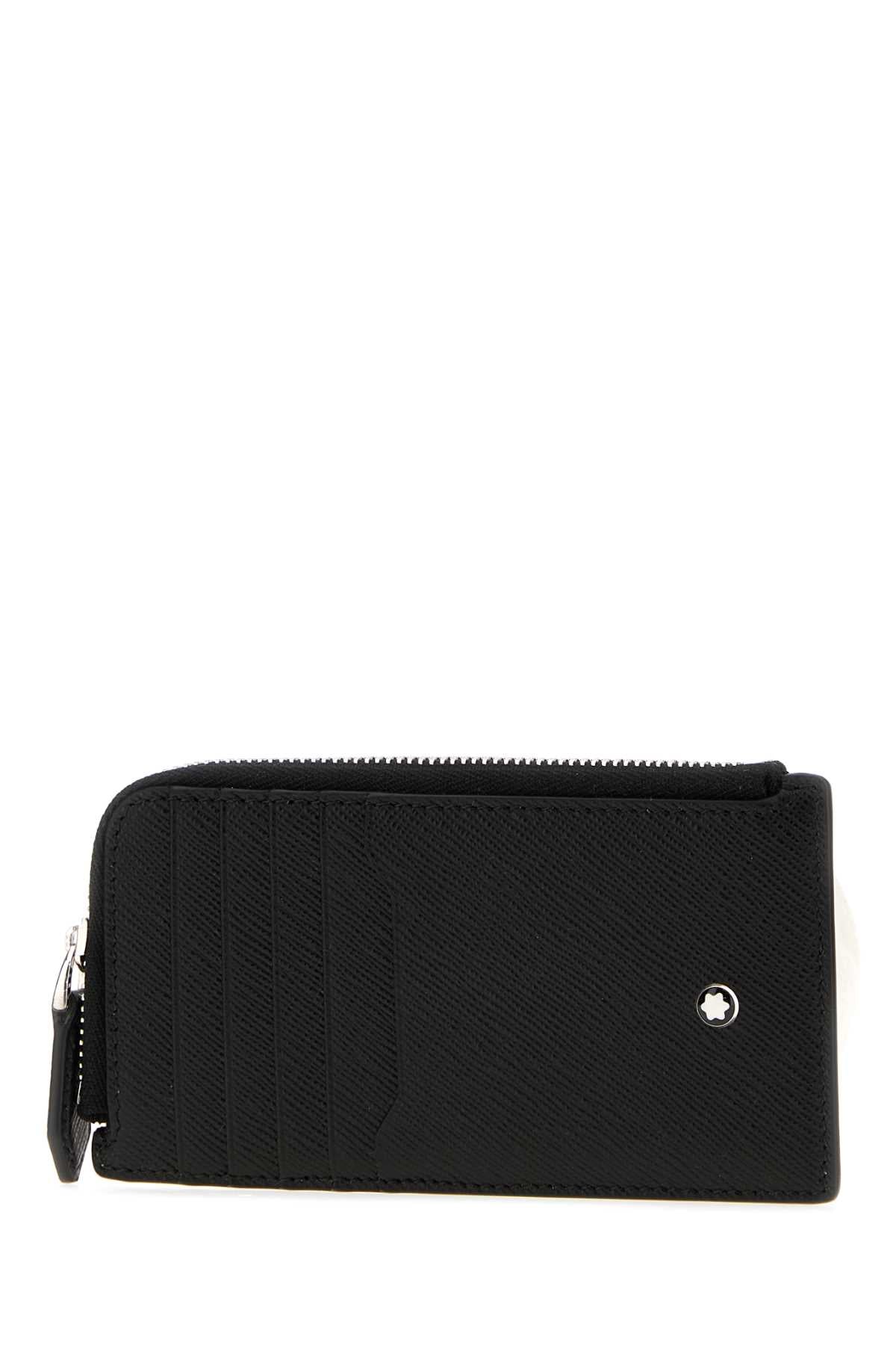 Montblanc Men Black Leather Card Holder MONTBLANC