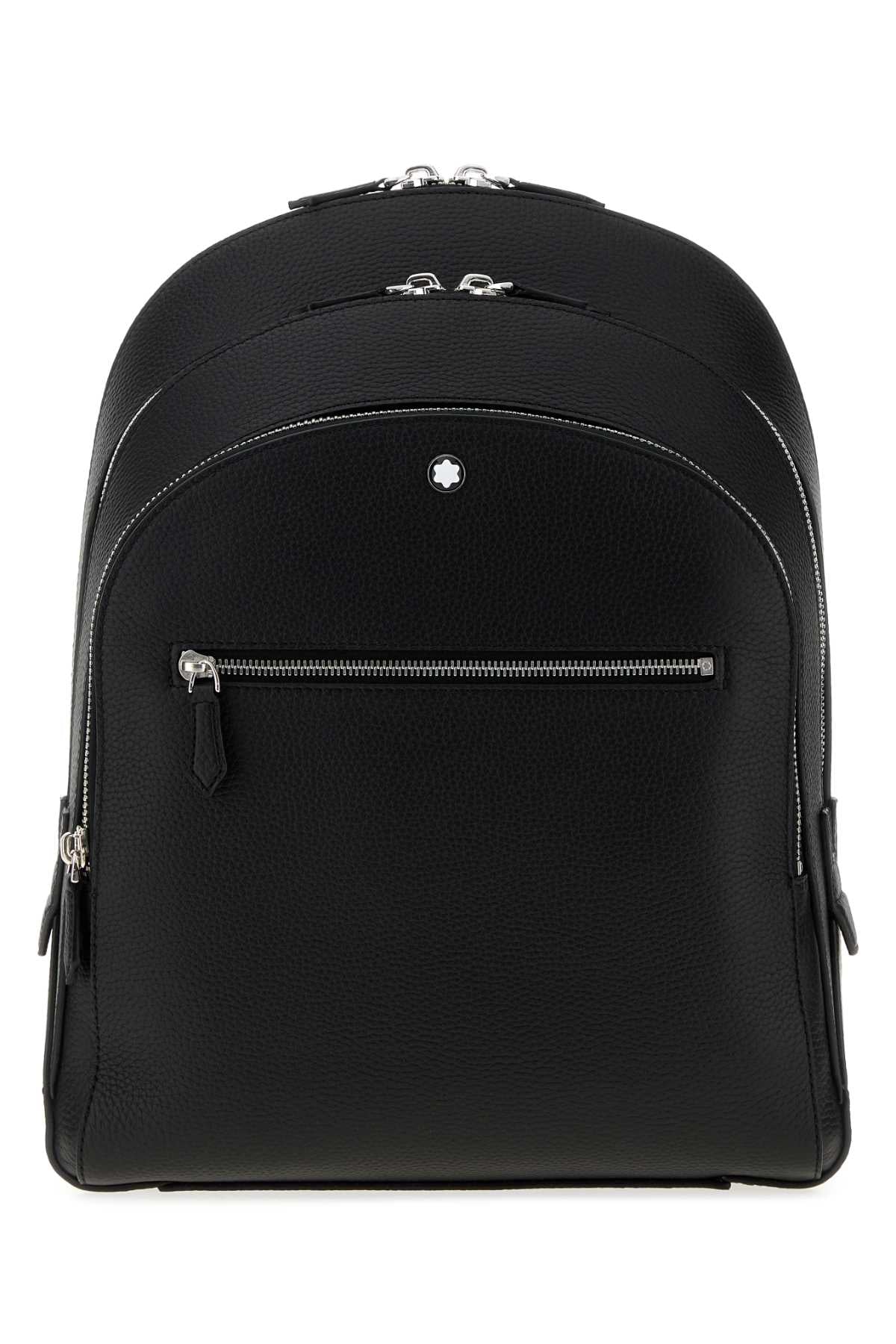 Montblanc Men Black Leather Backpack MONTBLANC