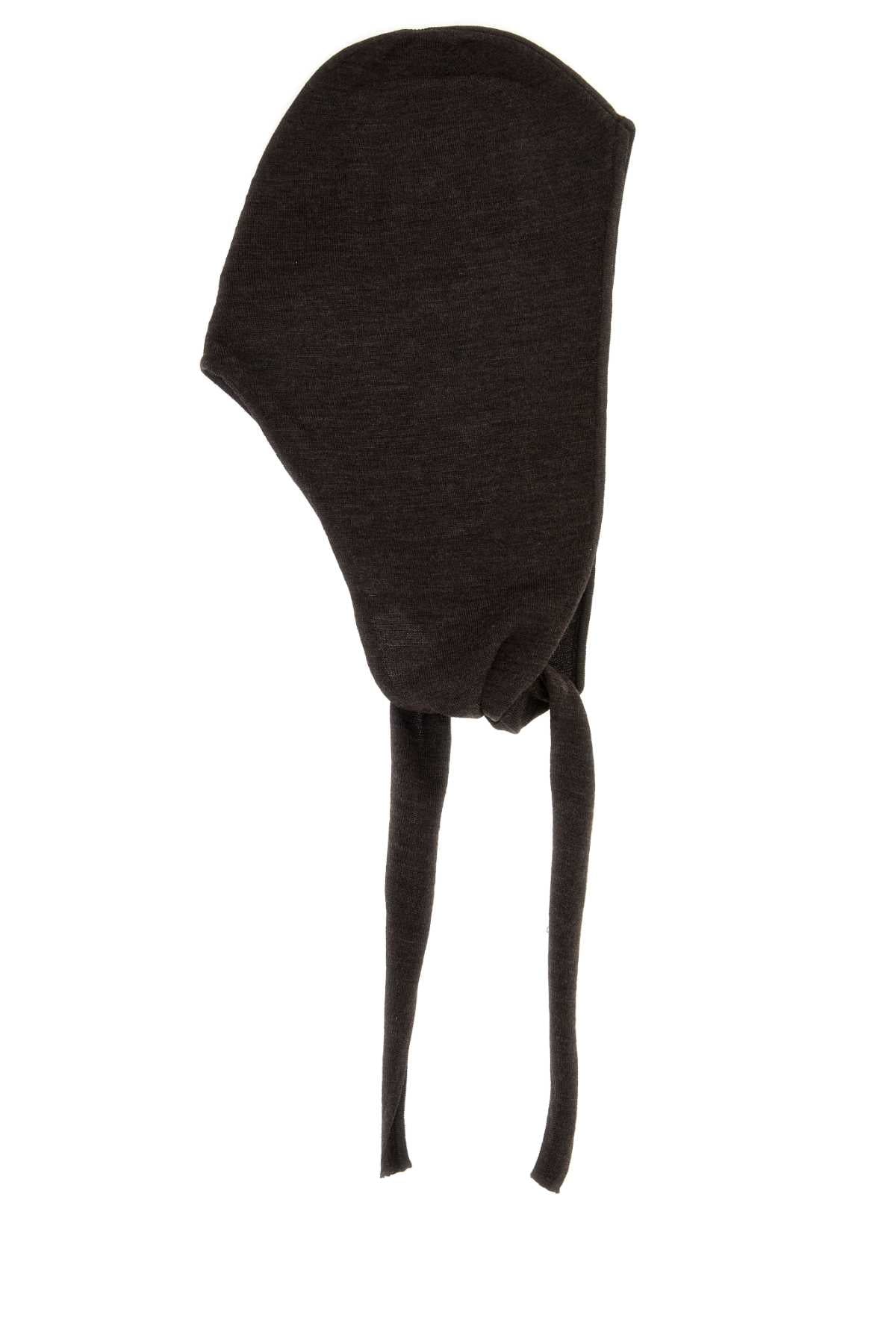 Lemaire Men Dark Brown Wool Beanie Hat LEMAIRE