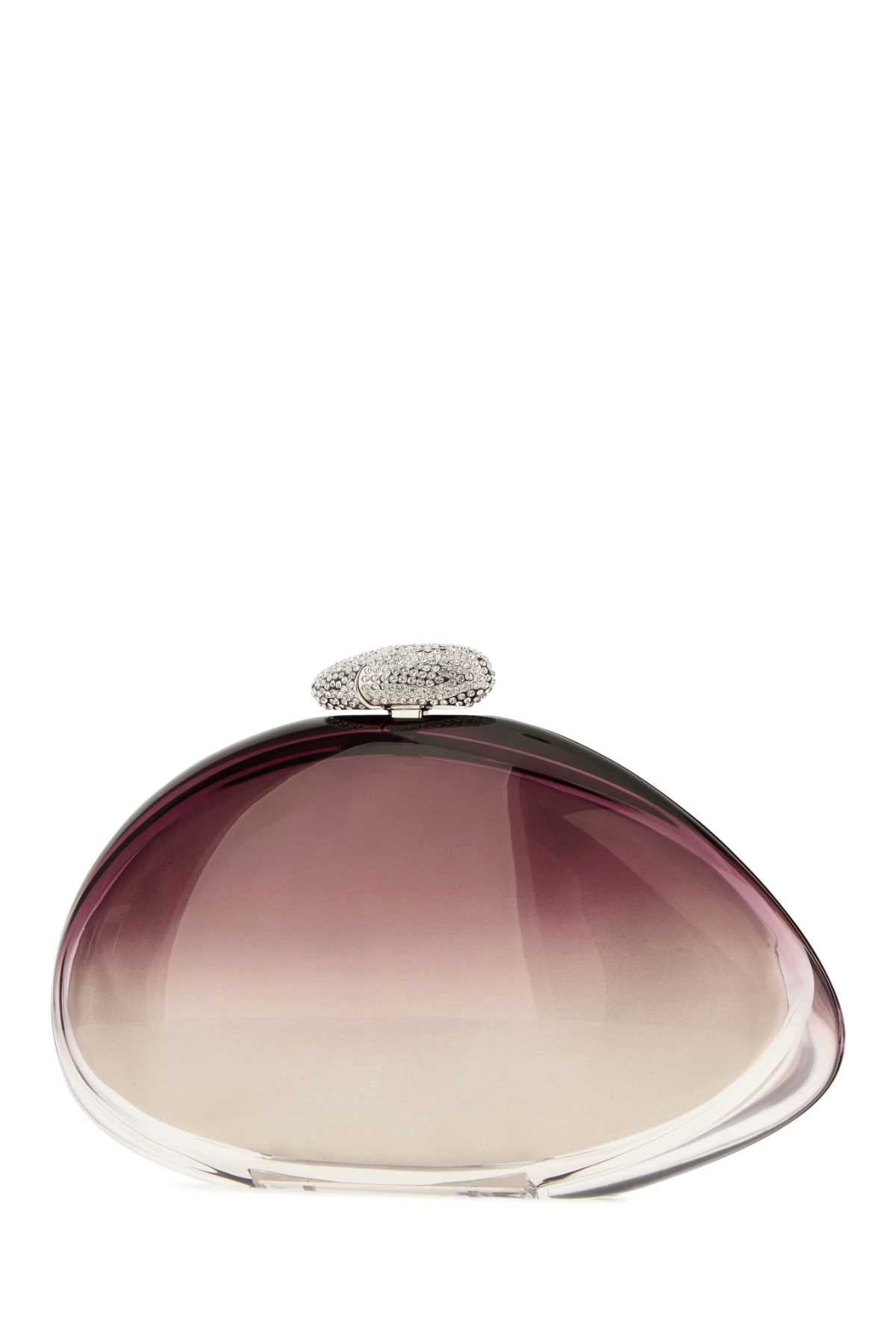 Benedetta Bruzziches Women Purple Methacrylate Ariel Clutch BENEDETTA BRUZZICHES