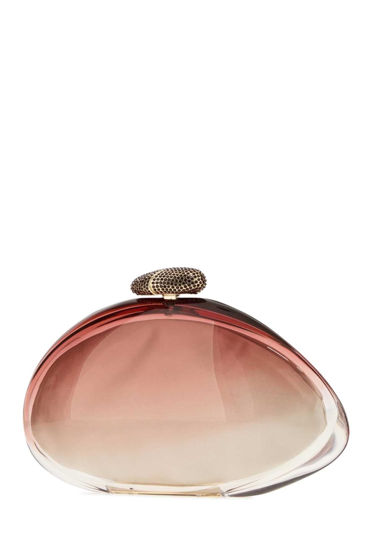 Benedetta Bruzziches Women Pink Methacrylate Ariel Clutch BENEDETTA BRUZZICHES