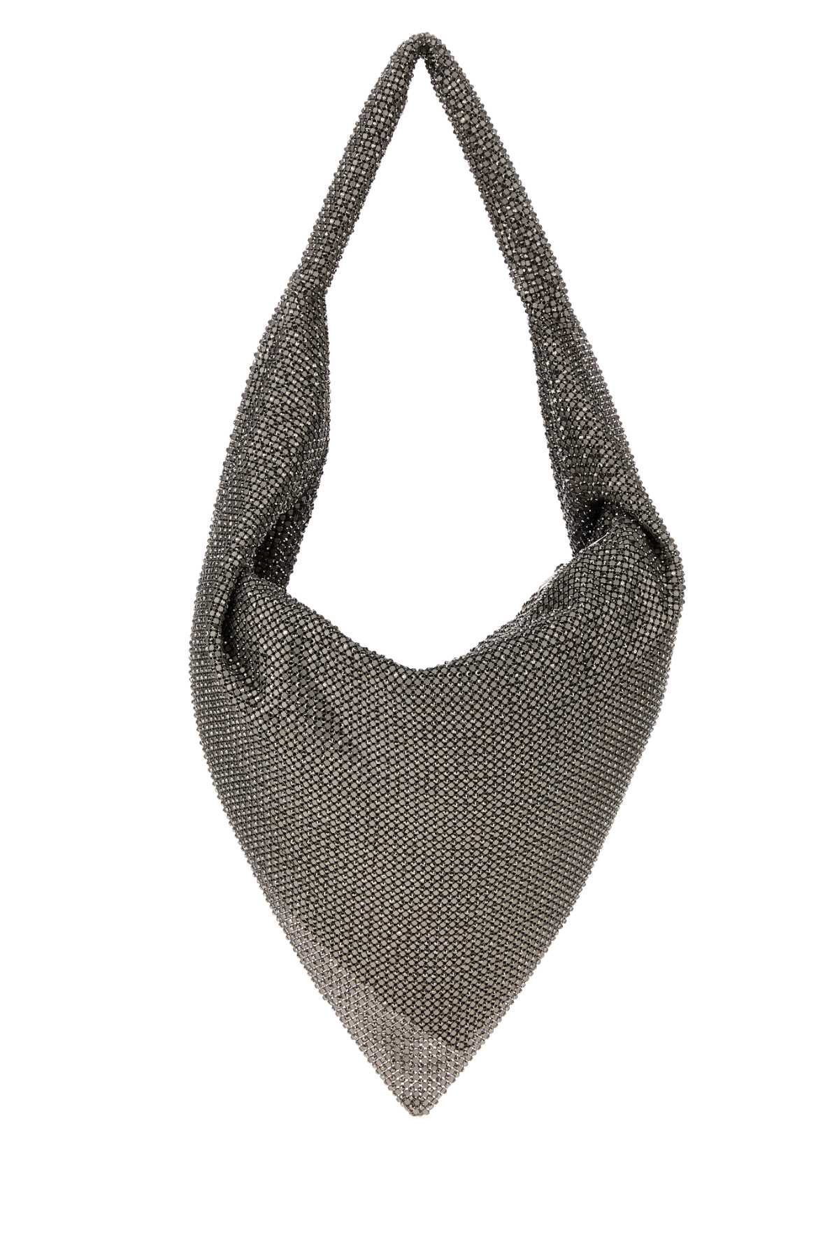 Benedetta Bruzziches Women Grey Metal Knit Ursula Shoulder Bag BENEDETTA BRUZZICHES