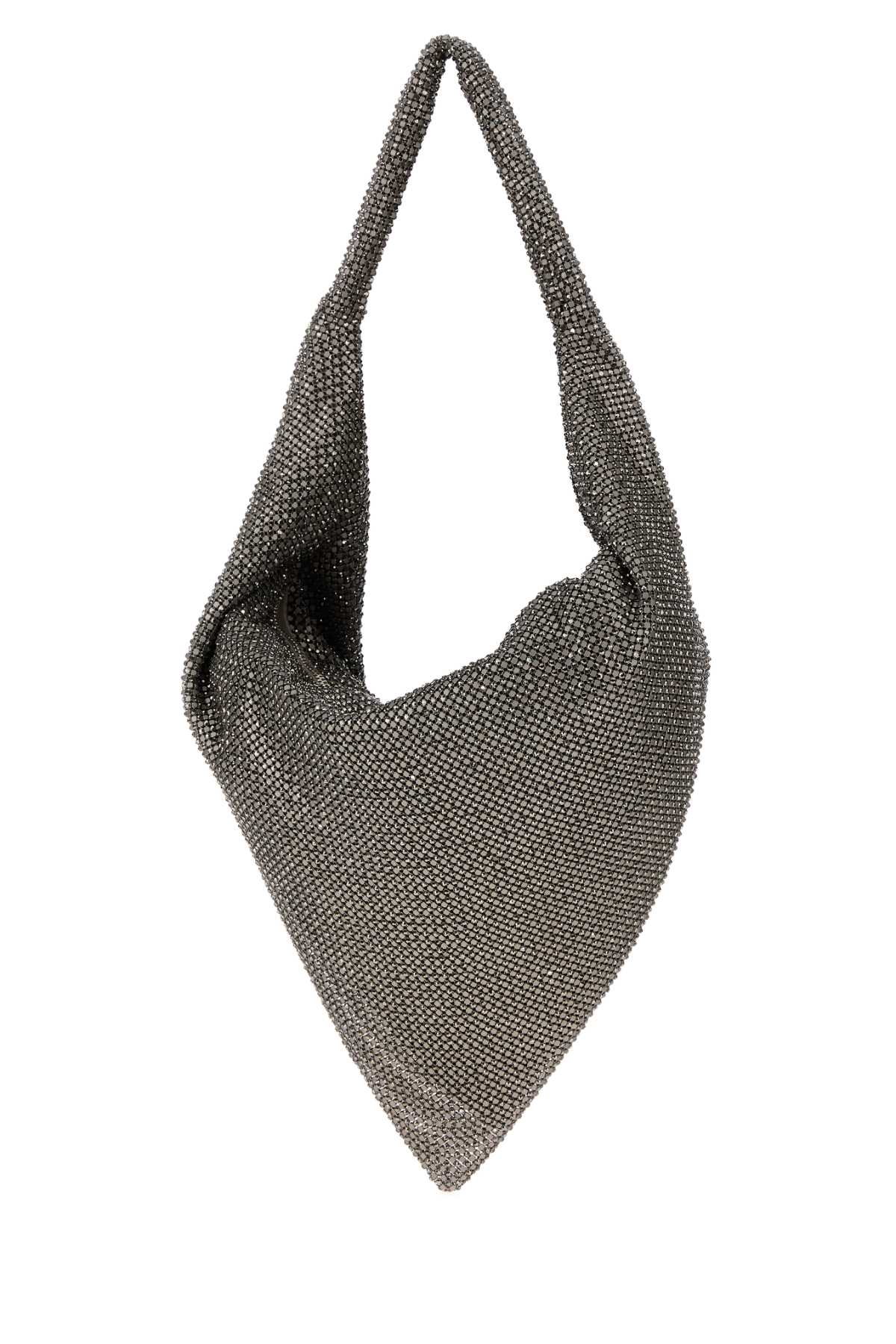 Benedetta Bruzziches Women Grey Metal Knit Ursula Shoulder Bag BENEDETTA BRUZZICHES