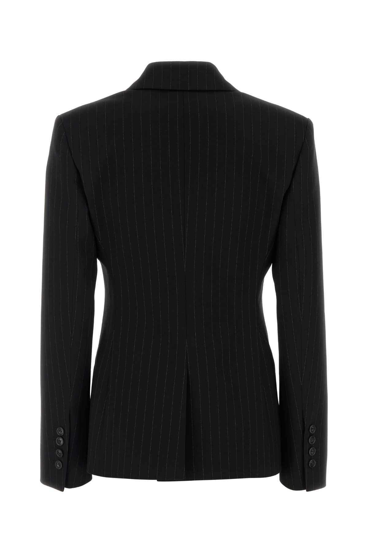 The Andamane Women Embroidered Stretch Cotton Blend Bianca Blazer THE ANDAMANE