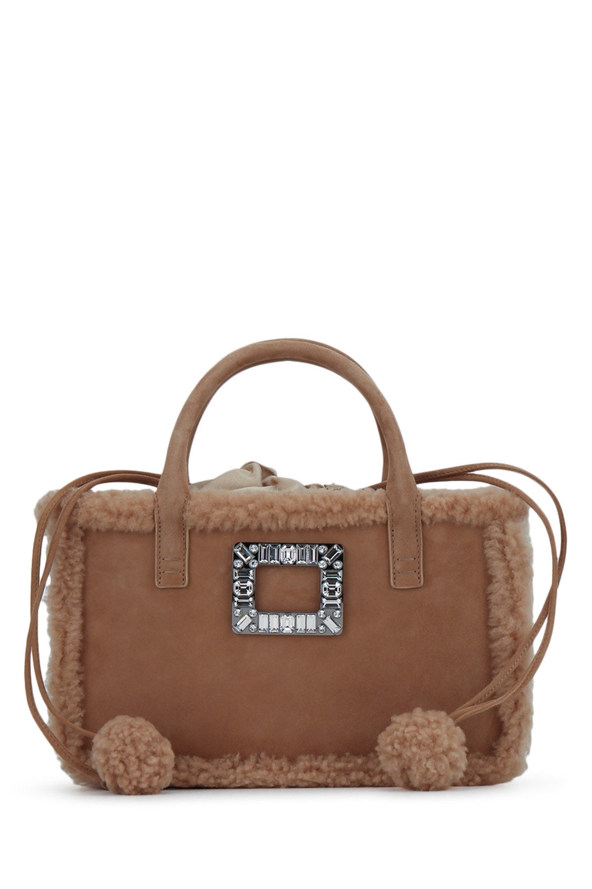 Roger Vivier Women Viv' Skate Shearling Top Handle ROGER VIVIER